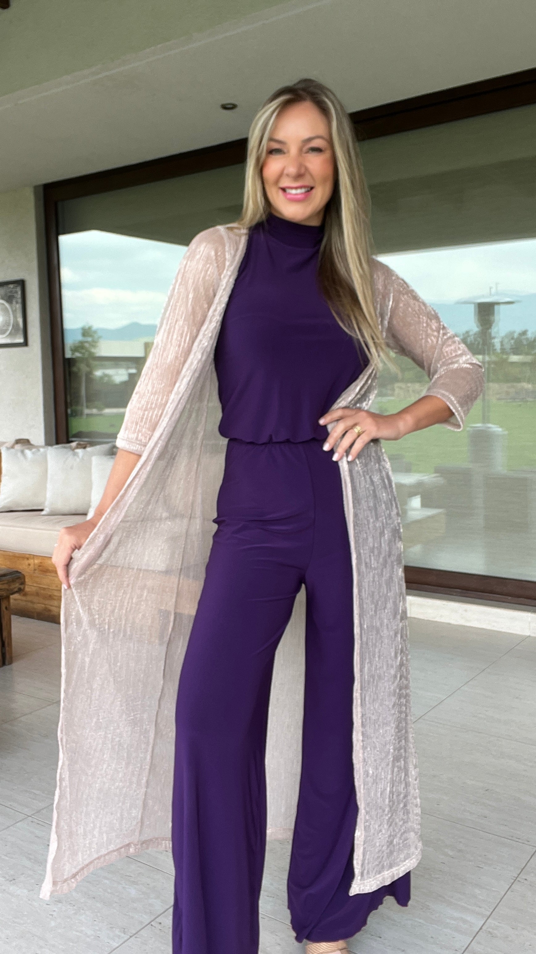 Tapado Plisado Palo Rosa | Kimono Palo Rosa | Tapado Fiesta| Amoramar.cl 2