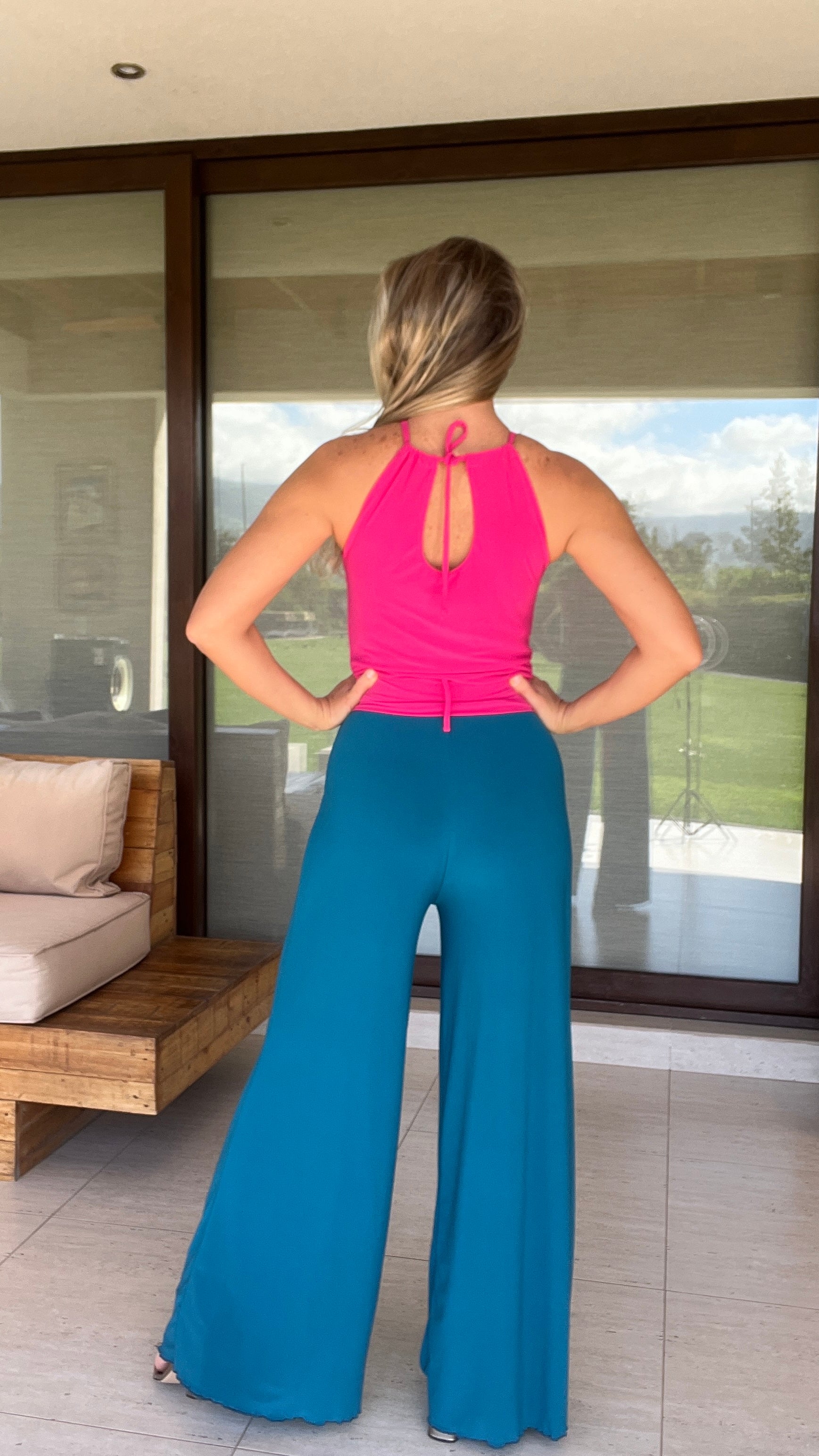 Enterito Eva Fucsia/Azul 3