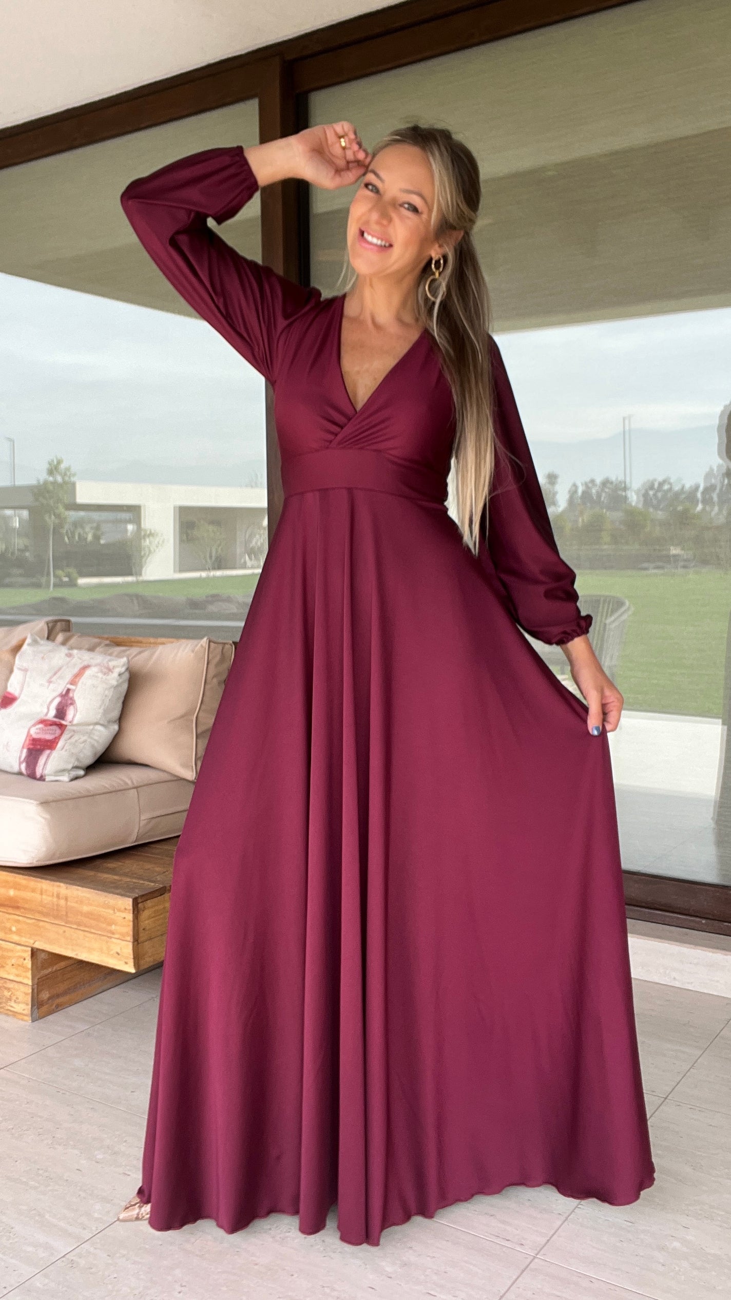 Vestido Lara Dupont Burdeos