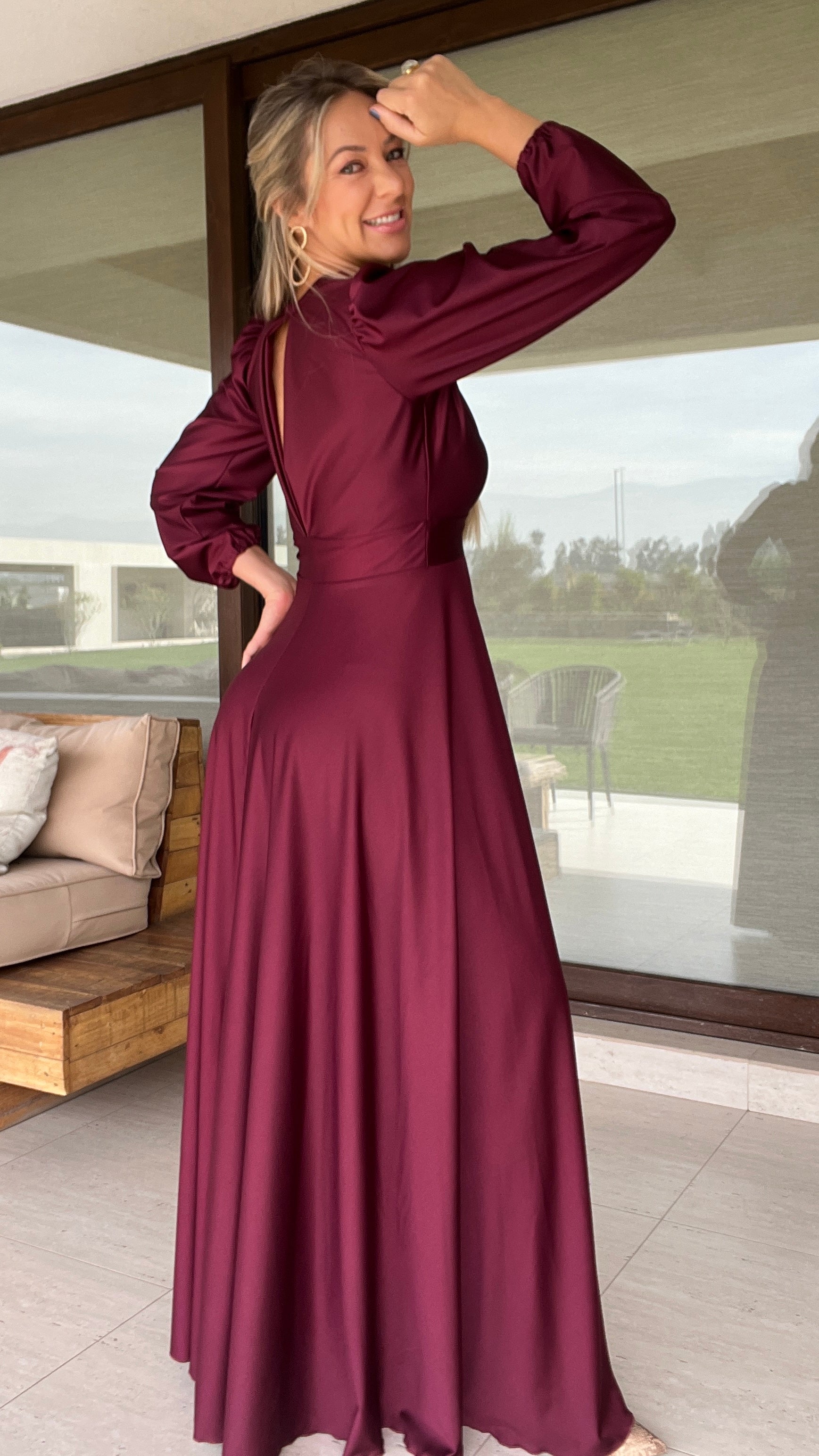 Vestido Lara Dupont Burdeos