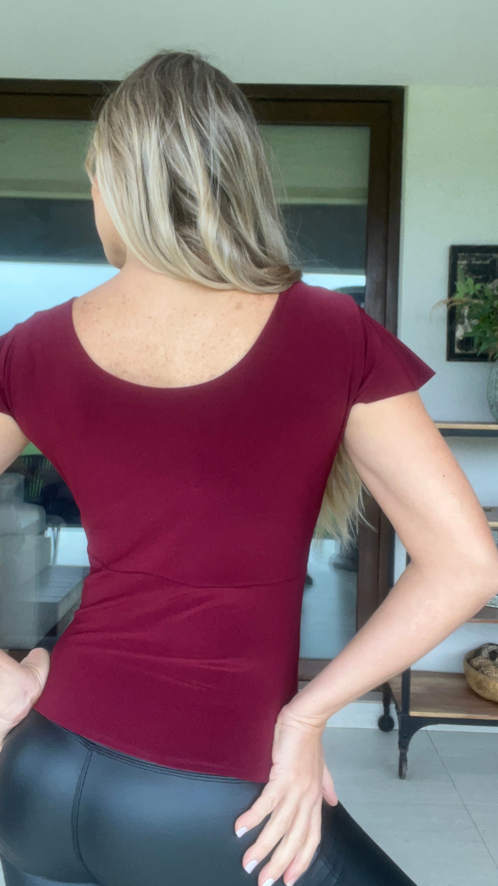 Top Mediano Doble Postura Conchovino