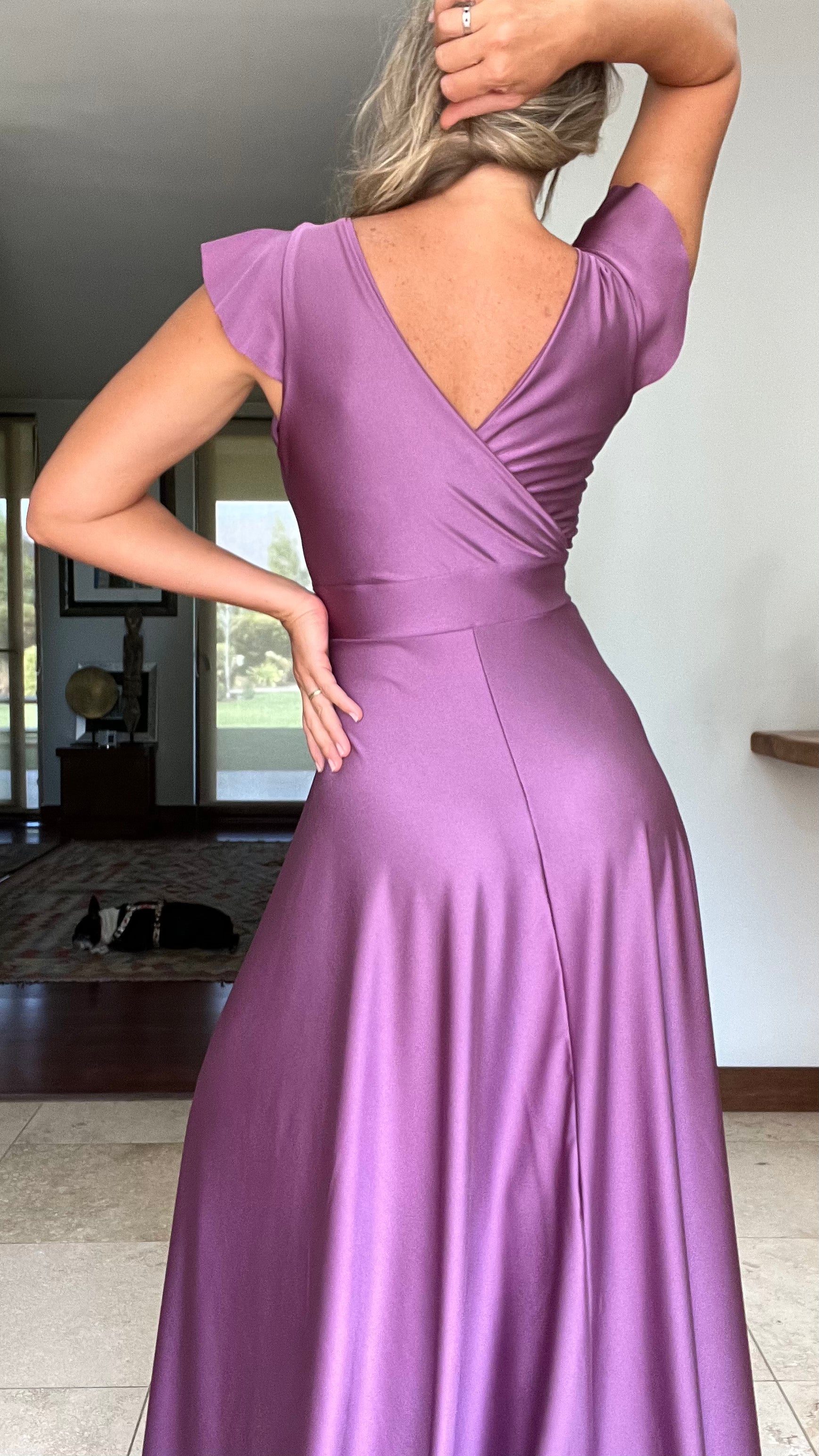 Vestido Isabella Dupont Malva