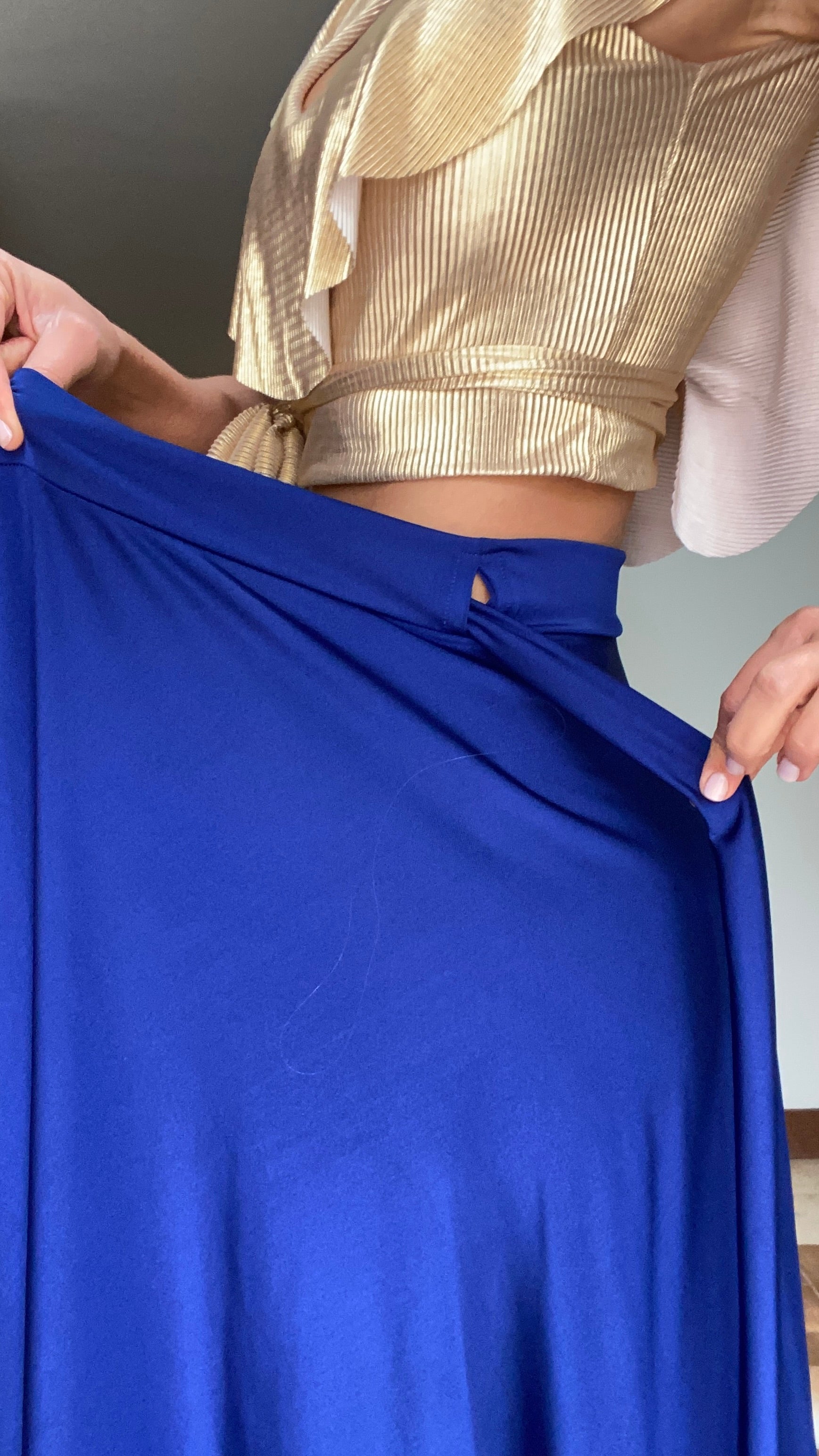 Falda Envolvente Dupont Azul Rey