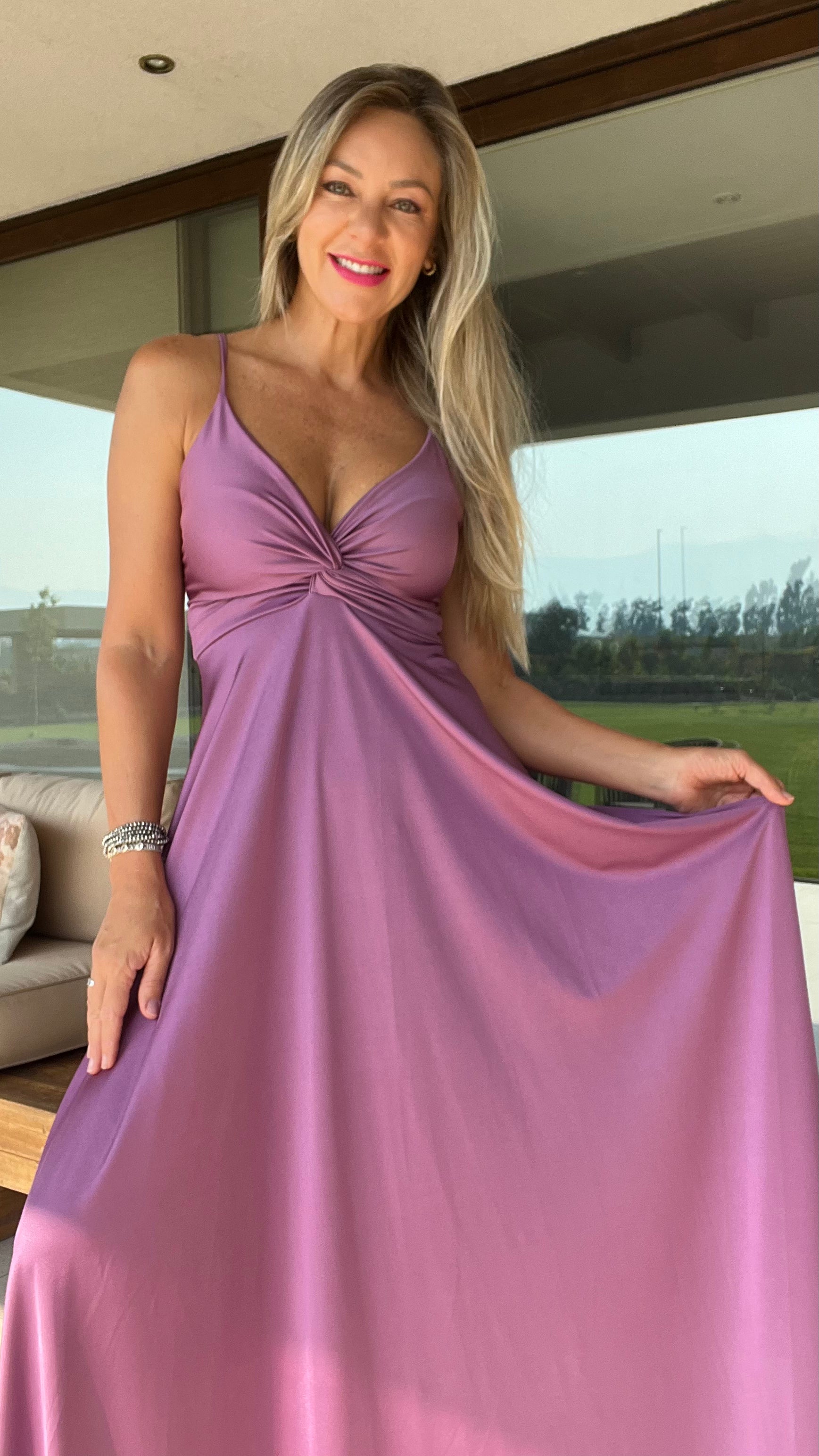 Vestido Amanda Dupont Malva | Vestido de Fiesta Malva | Amoramar.cl 2