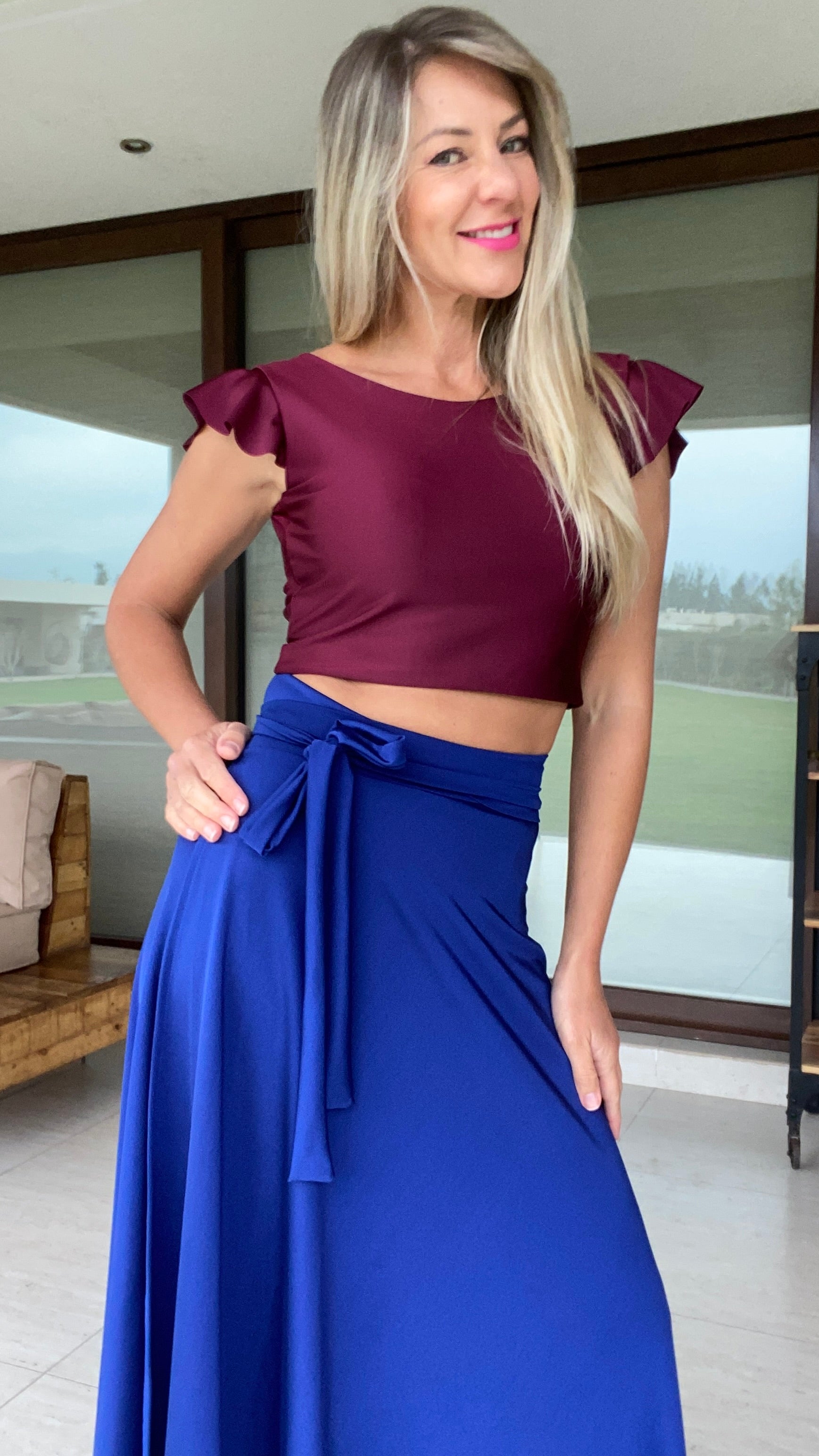 Falda Envolvente Dupont Azul Rey