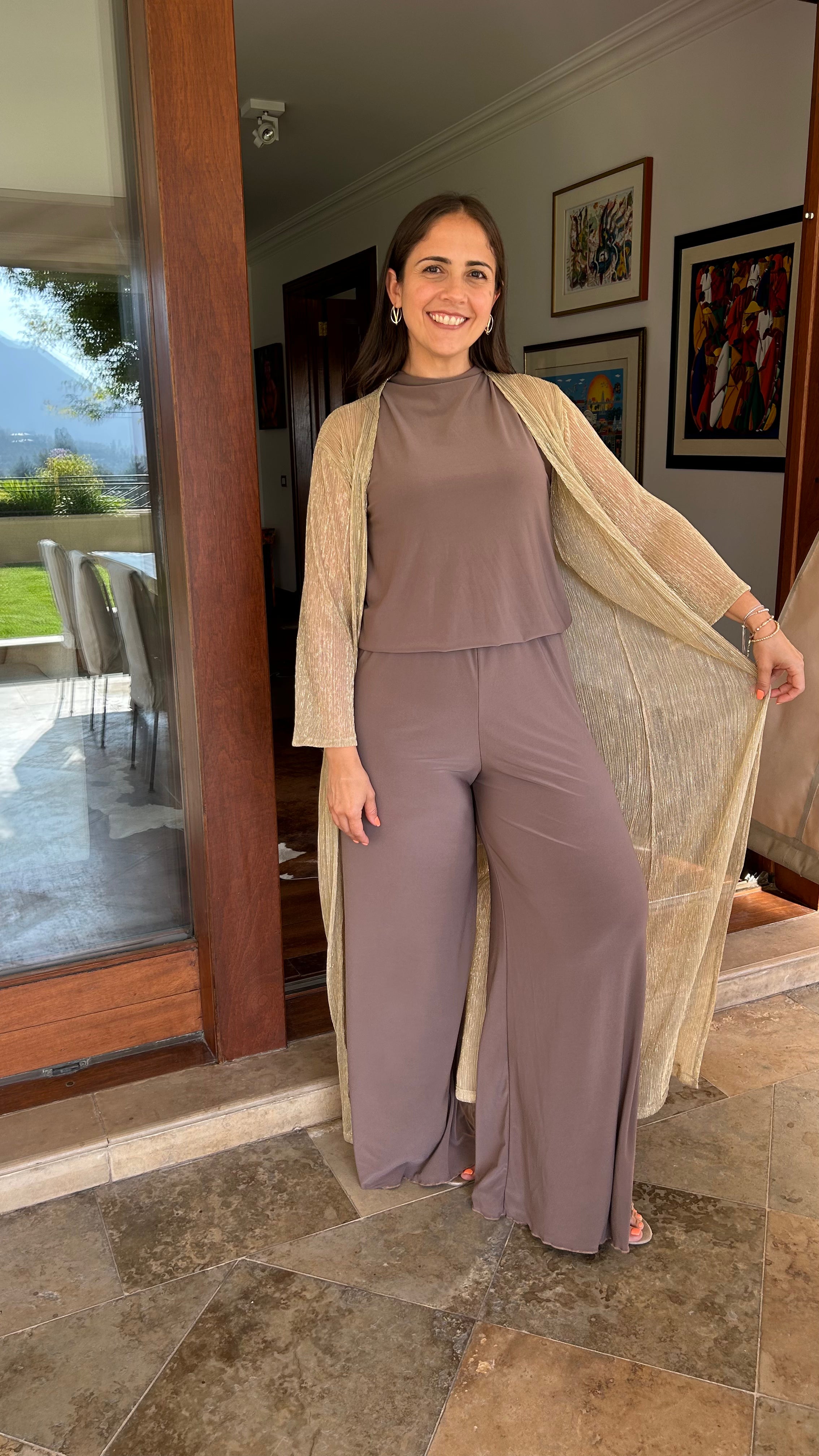 Enterito Halter Taupé