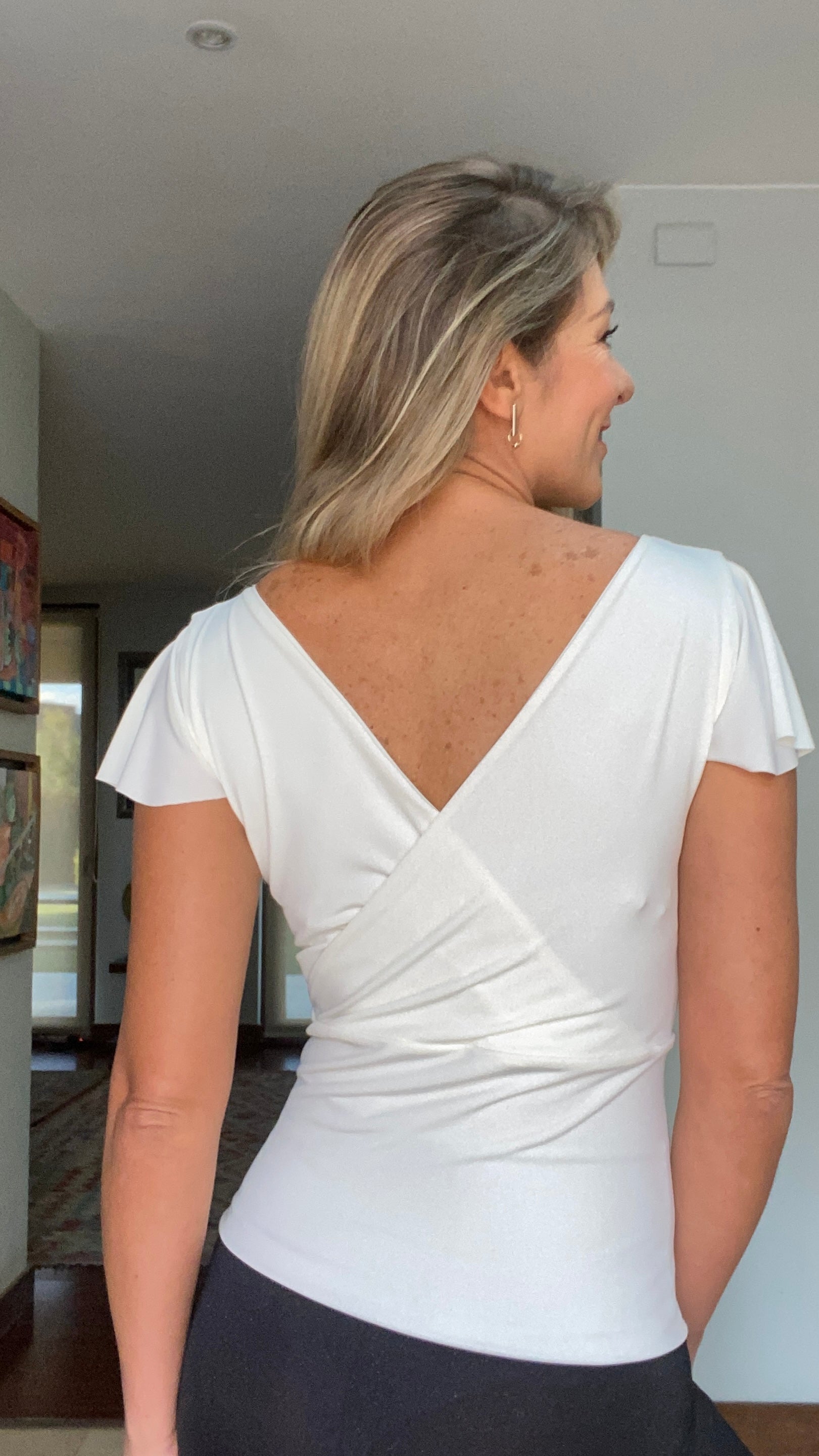 Top Mediano Doble Postura Ity Blanco