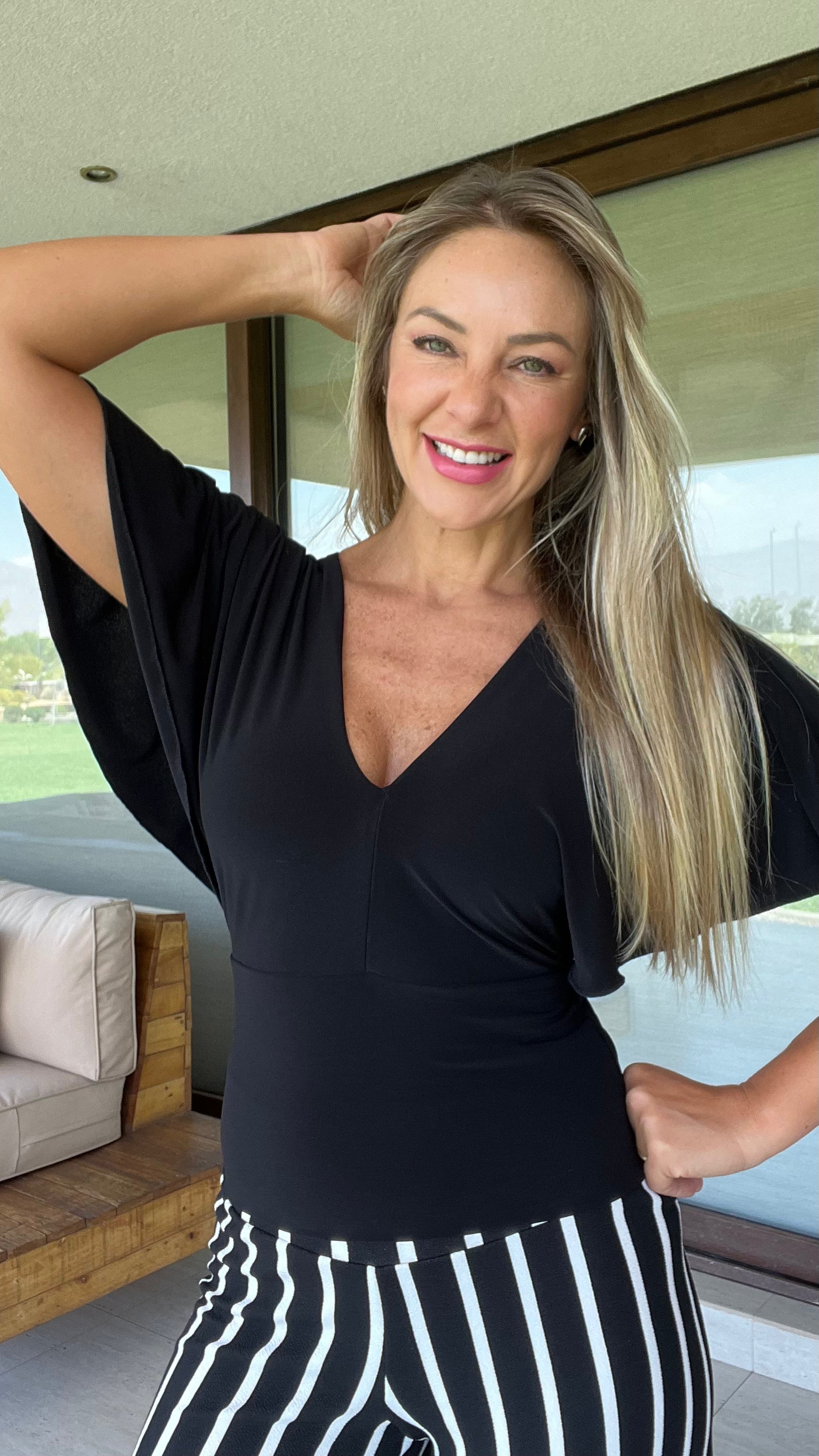 Top Manga de Ángel Negro | Top Negro | Top Manga Murciélago Negro | Amoramar.cl