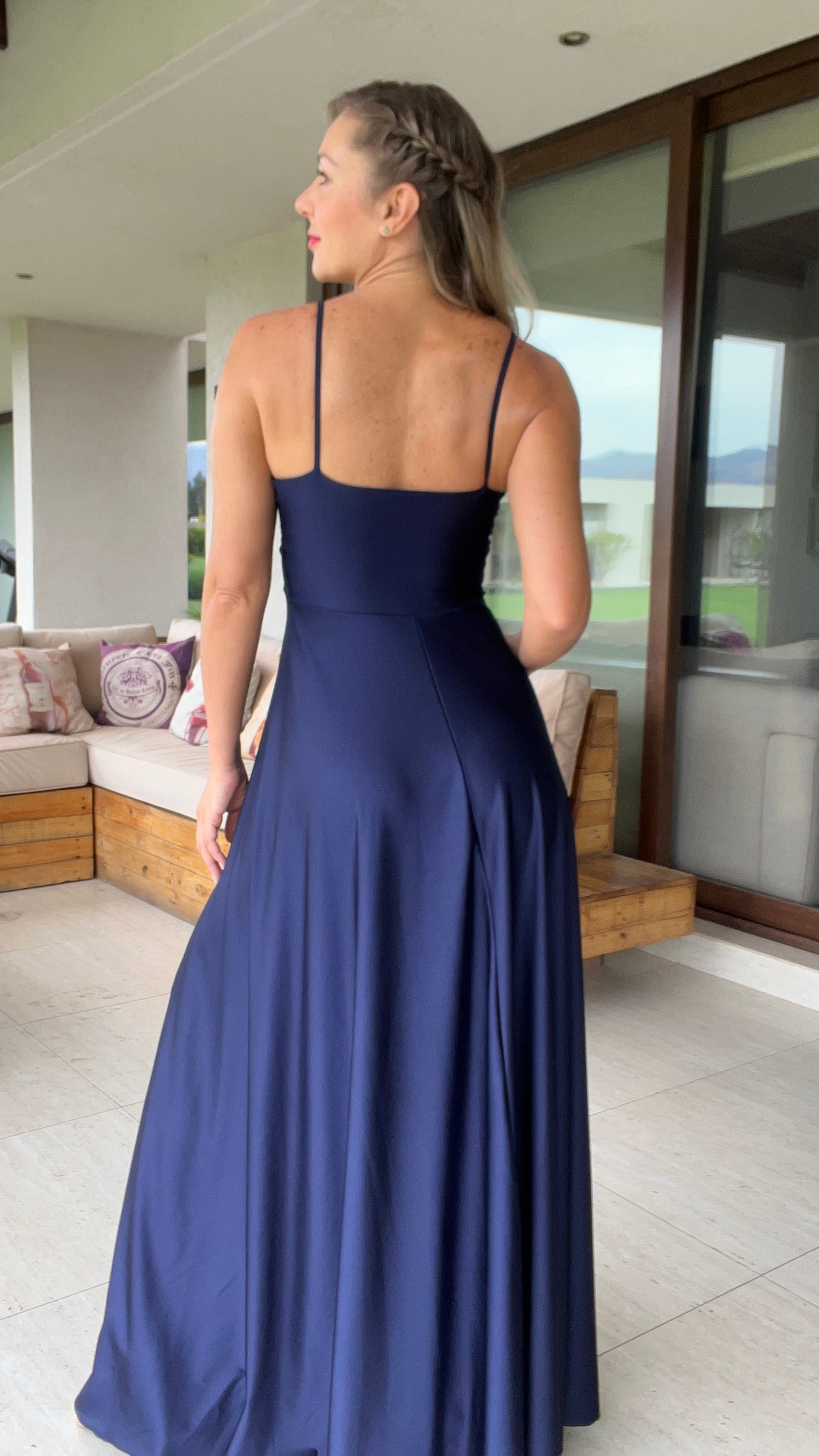 Vestido Amanda Dupont Azul Marino | Vestido Largo Azul | Amoramar.cl 2