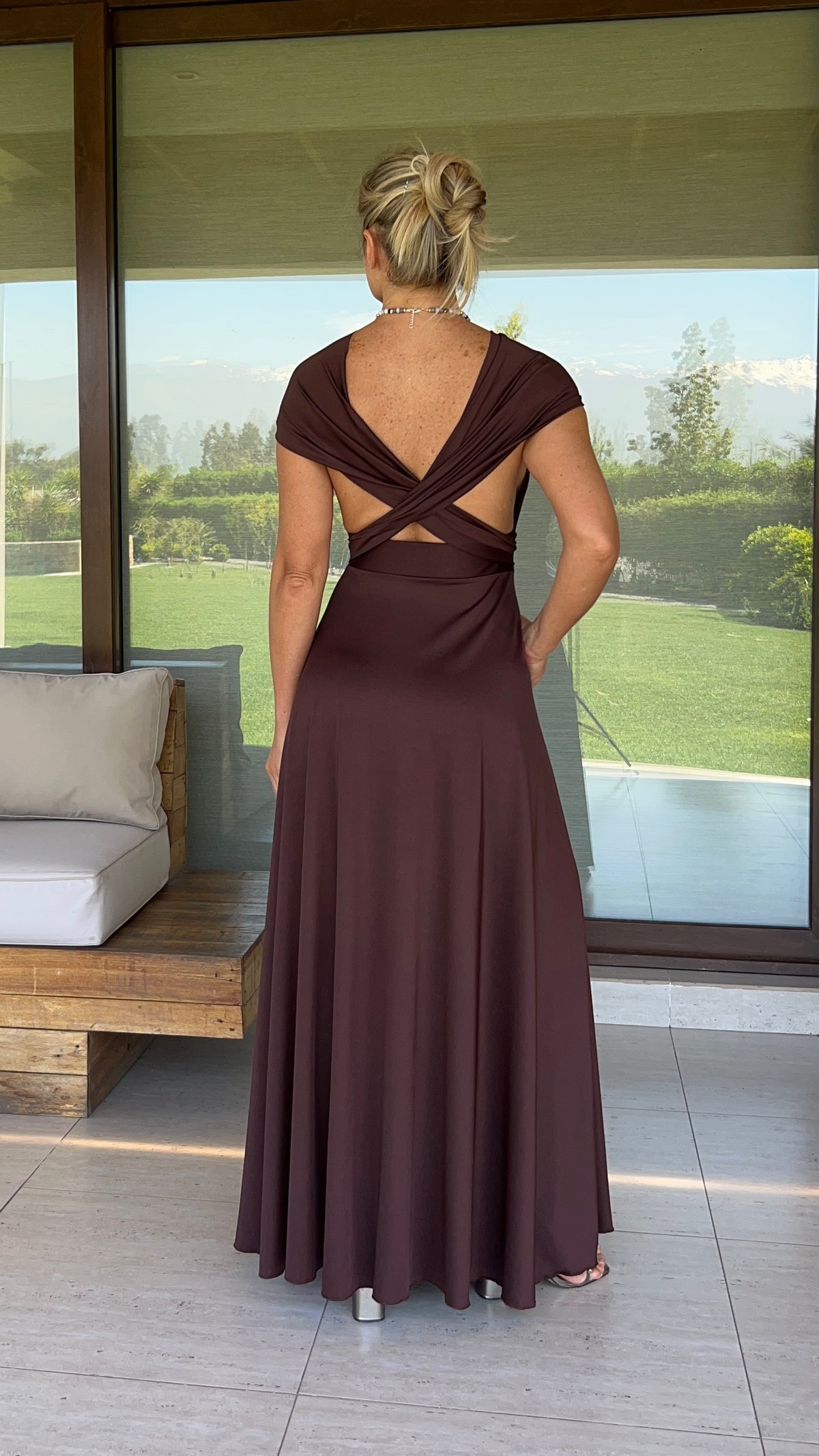 Vestido Elena Chocolate