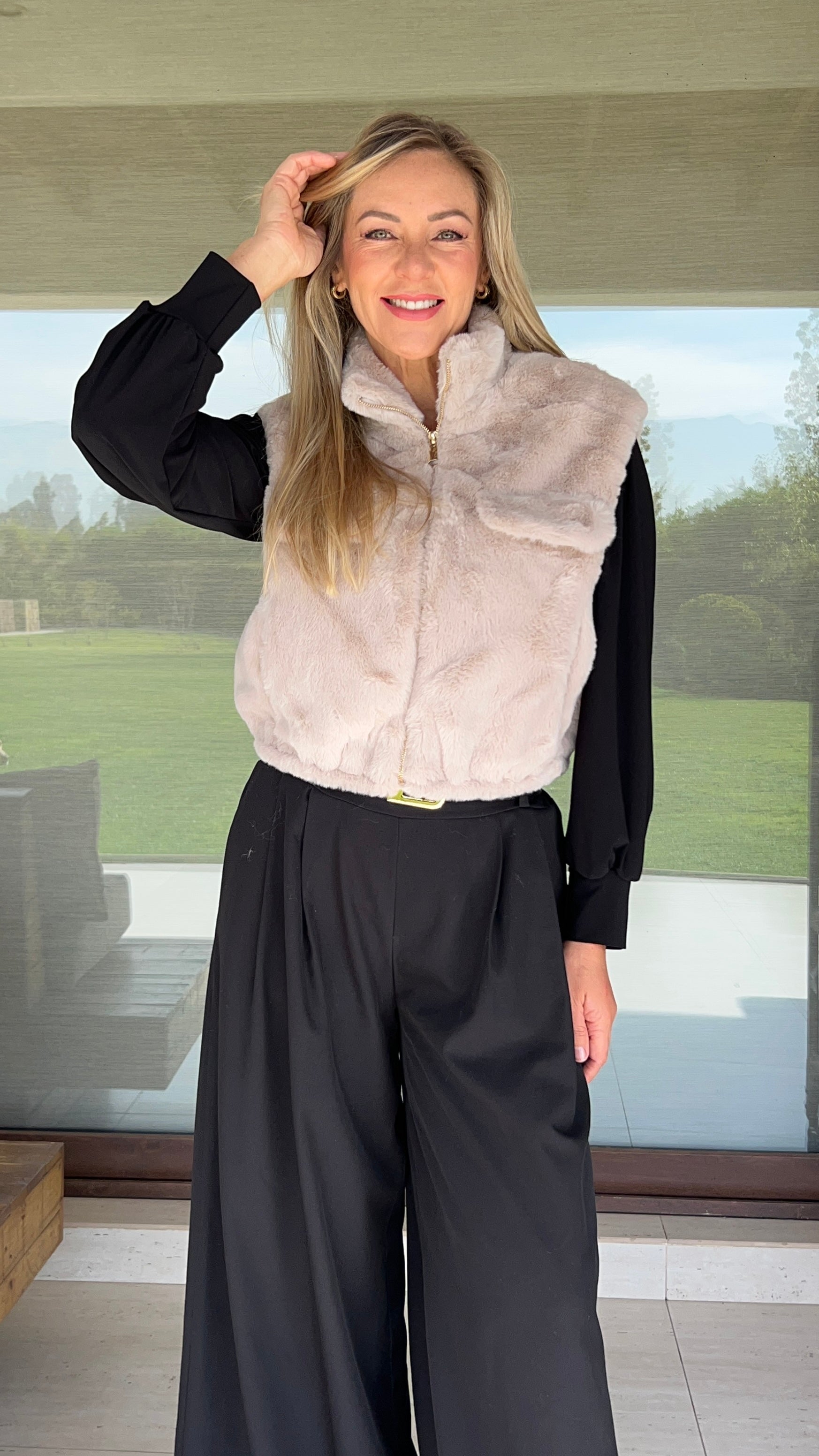 Chaleco Lola Beige
