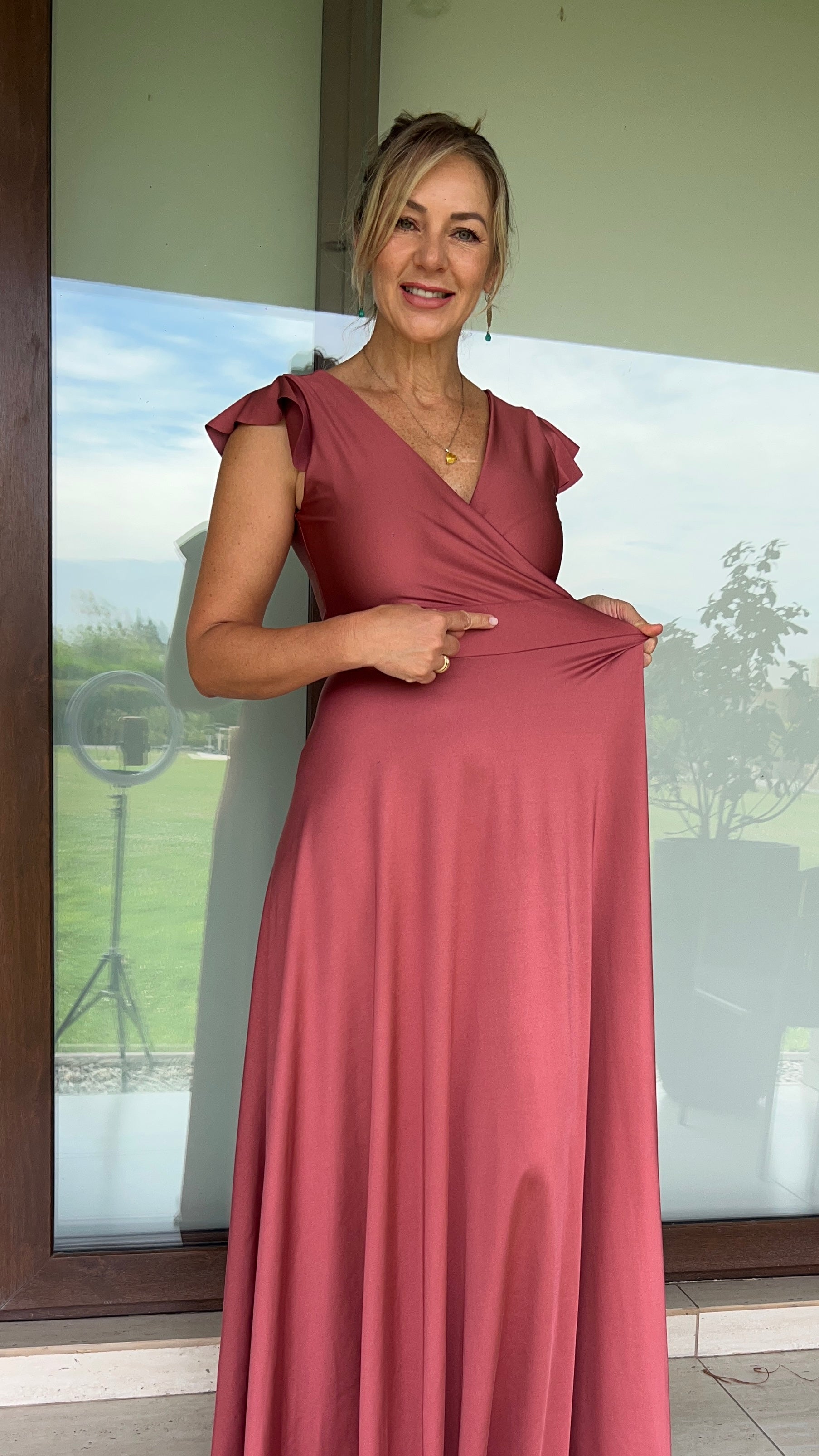 Vestido Isabella Dupont Salmón