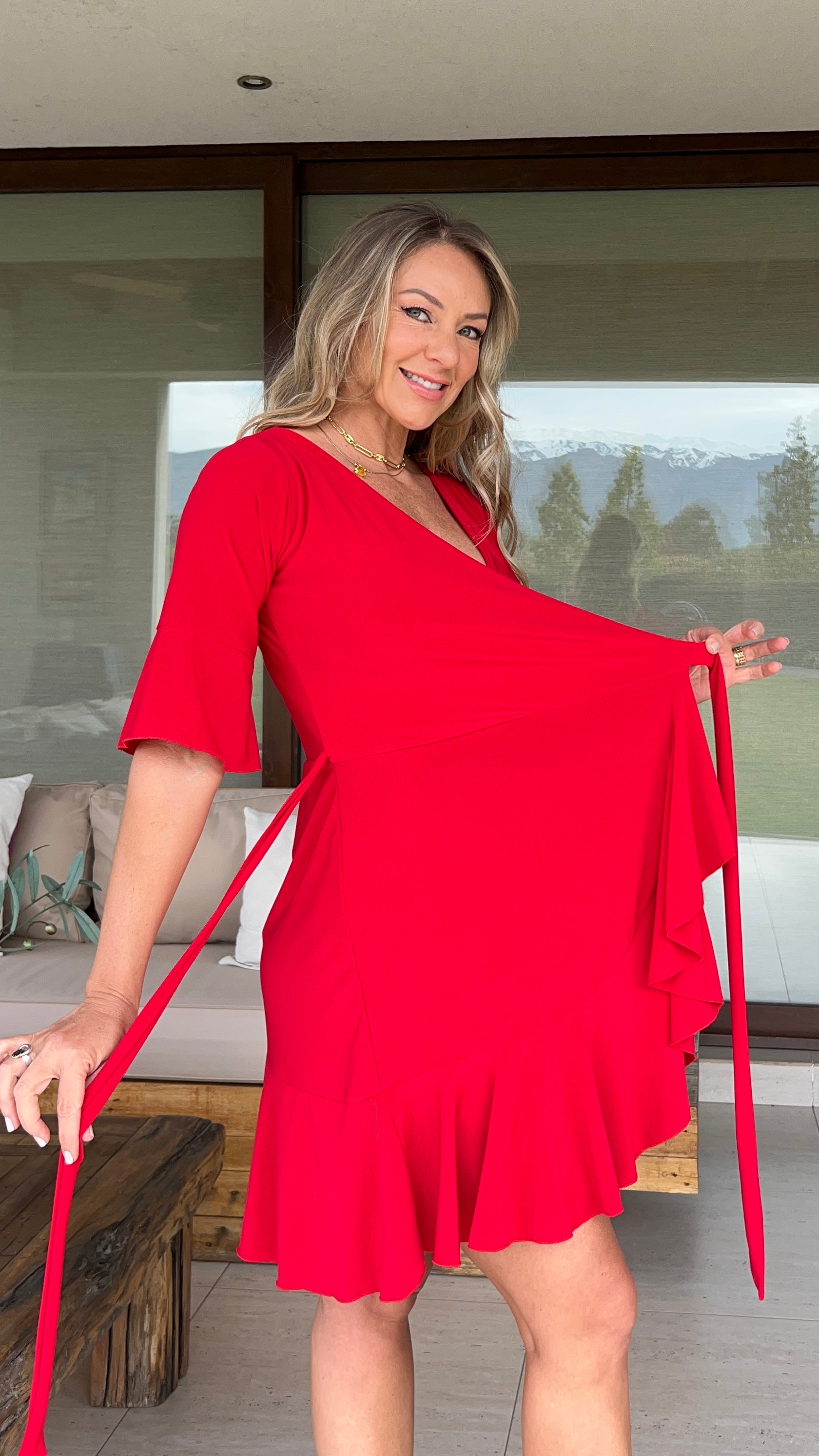 Vestido MILA Rojo