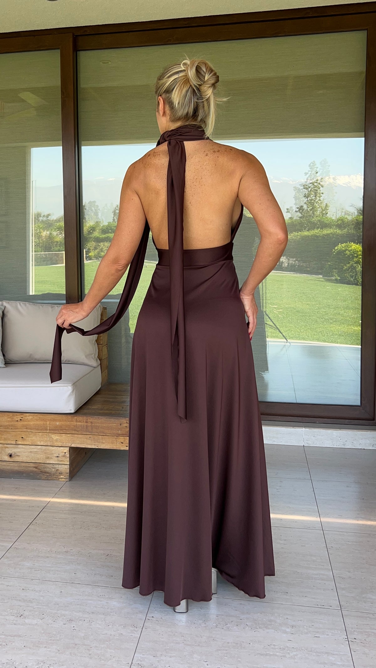 Vestido Elena Chocolate