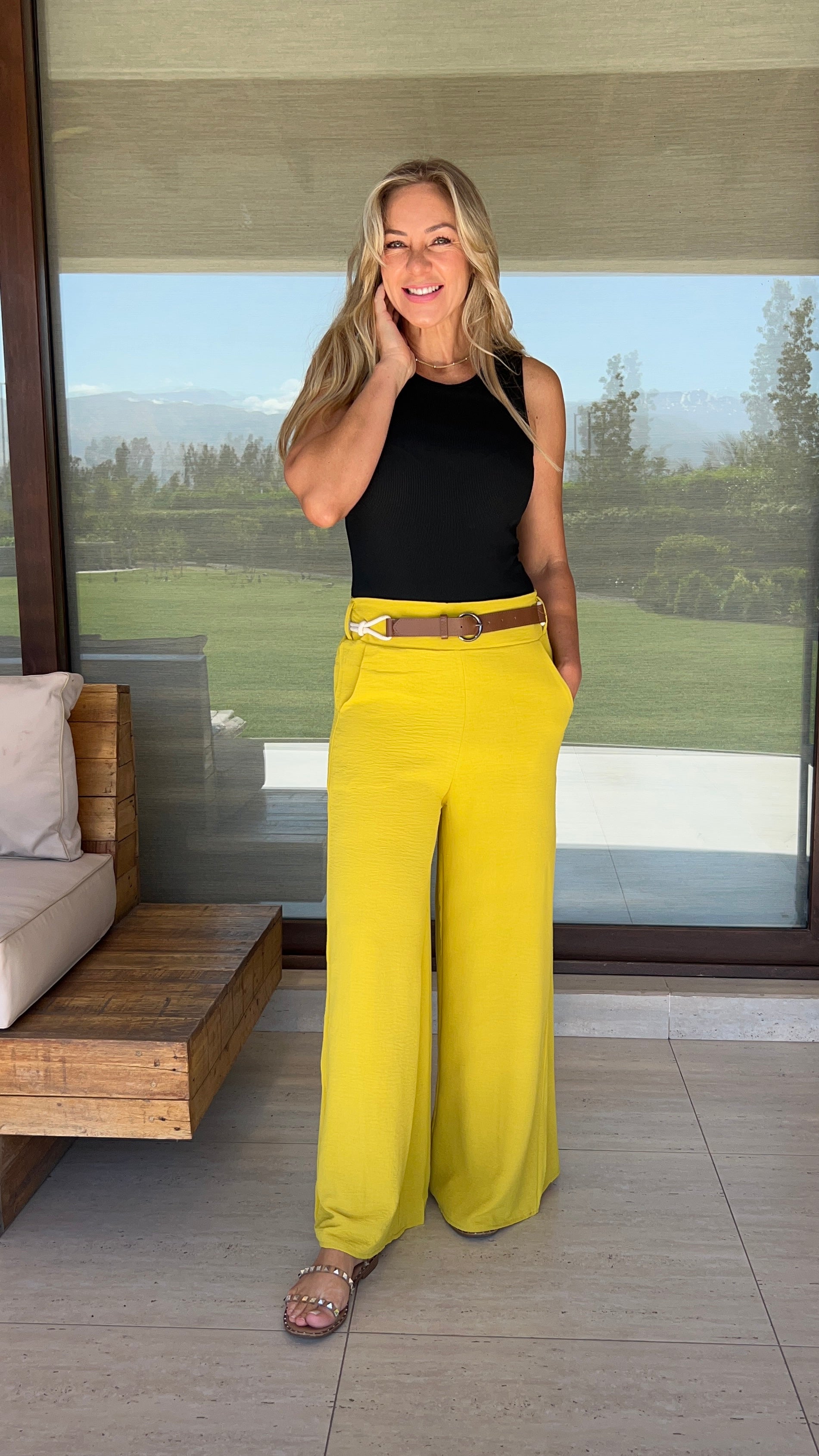 Pantalón Vivi Mostaza