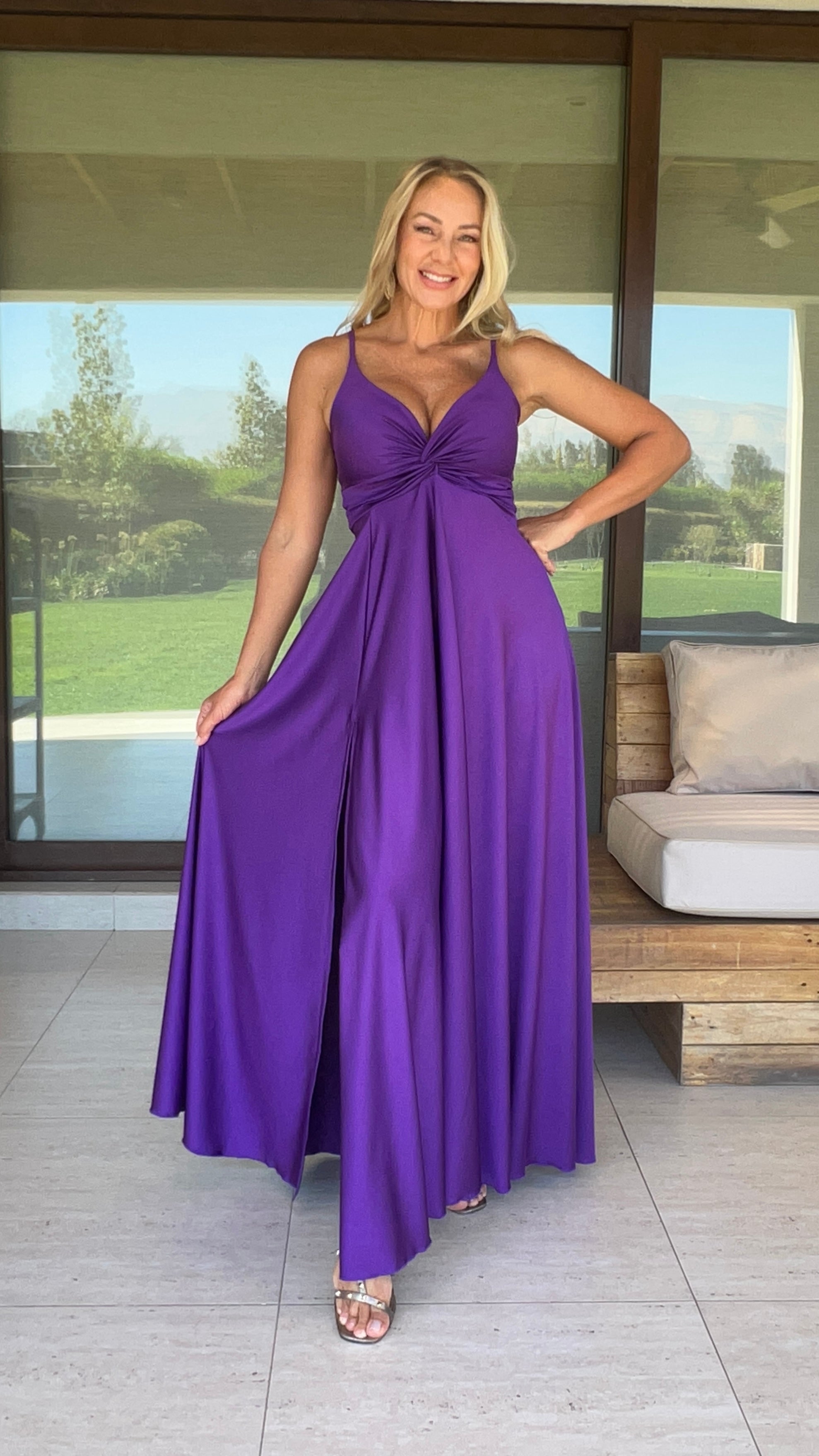 Vestido Mía Dupont Morado