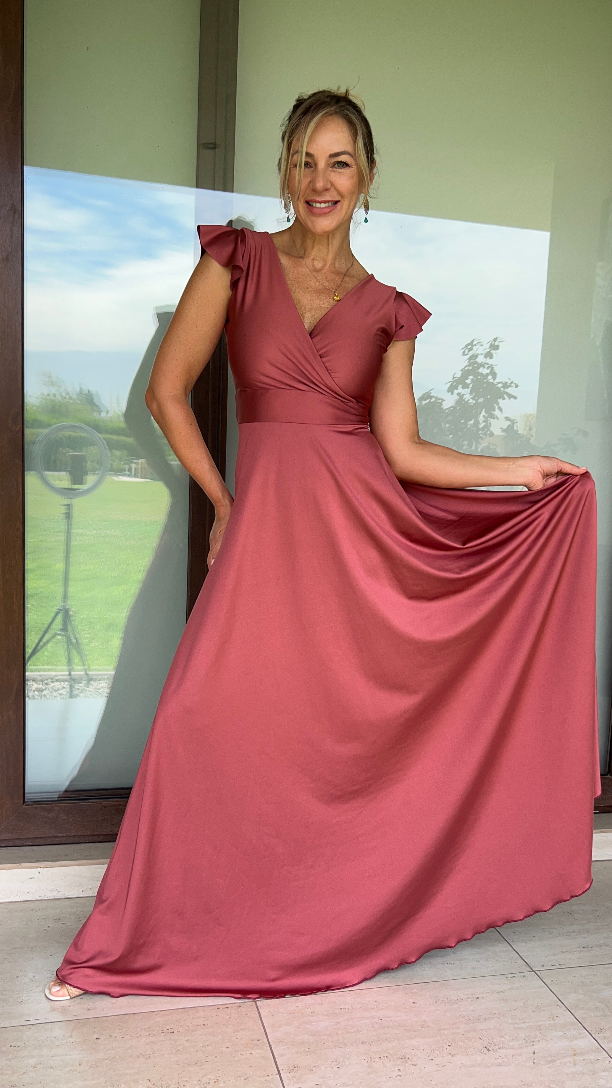 Vestido Isabella Dupont Salmón