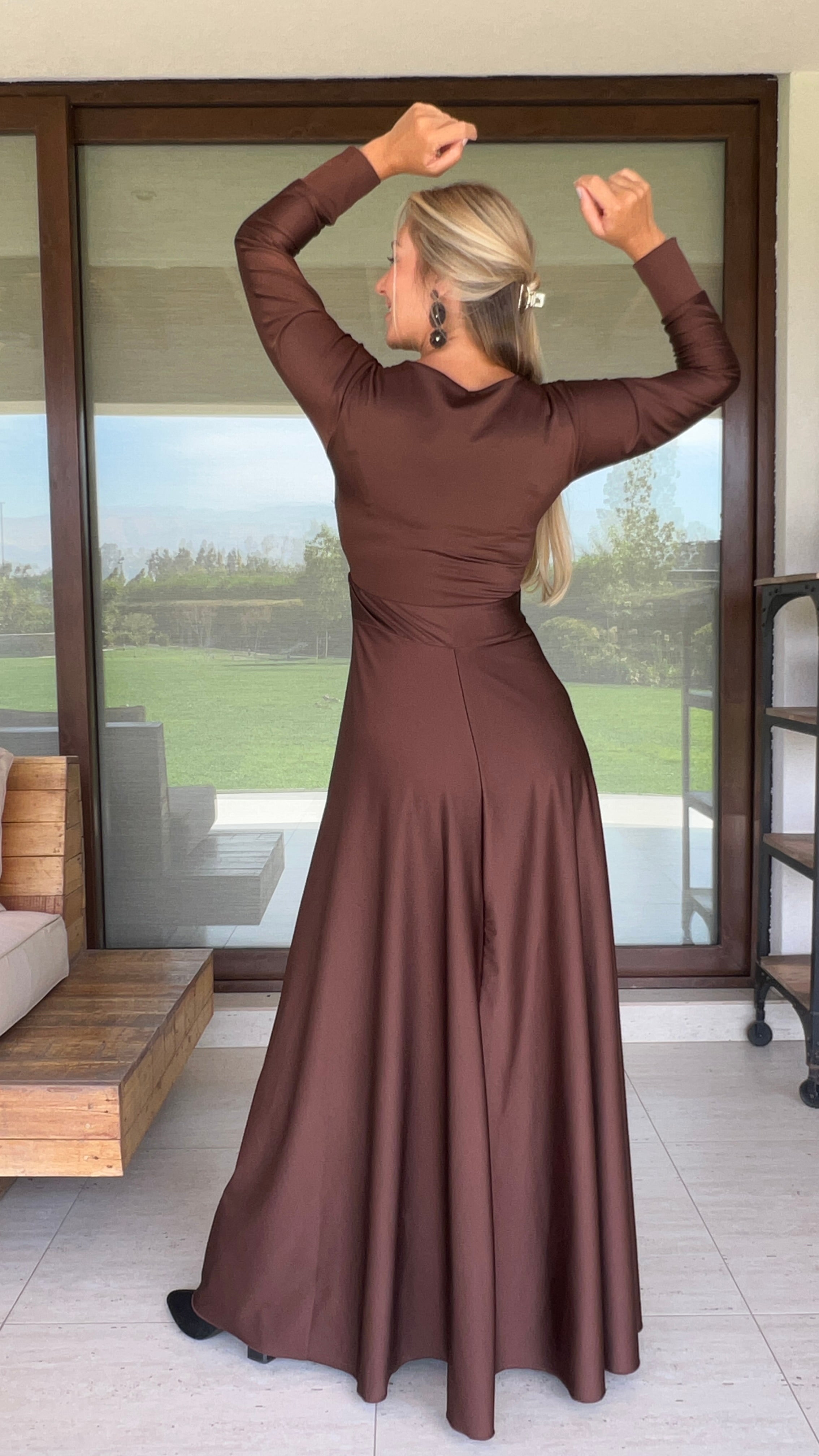Vestido Pamela Dupont Chocolate