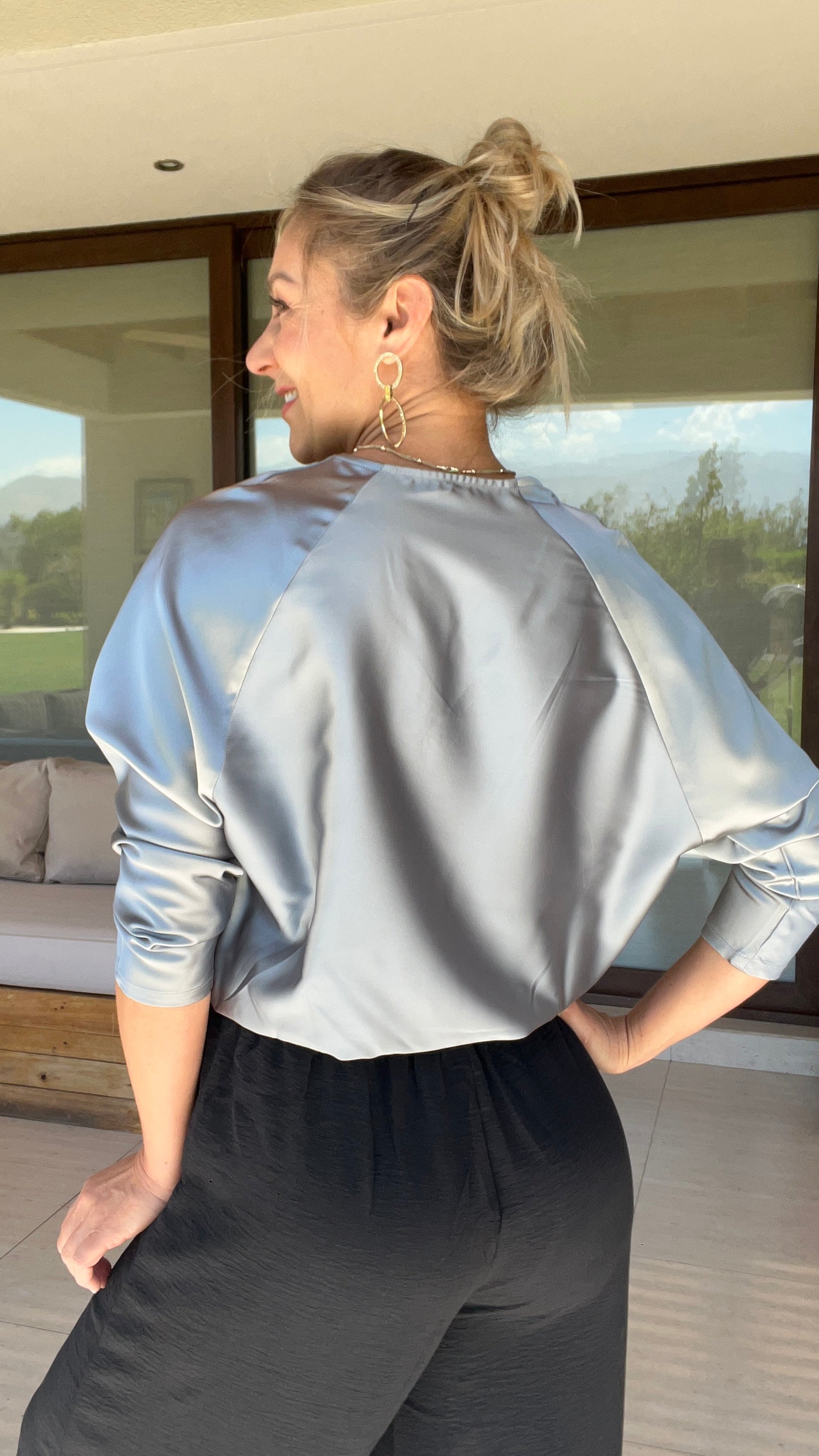 Blusa Sara Gris