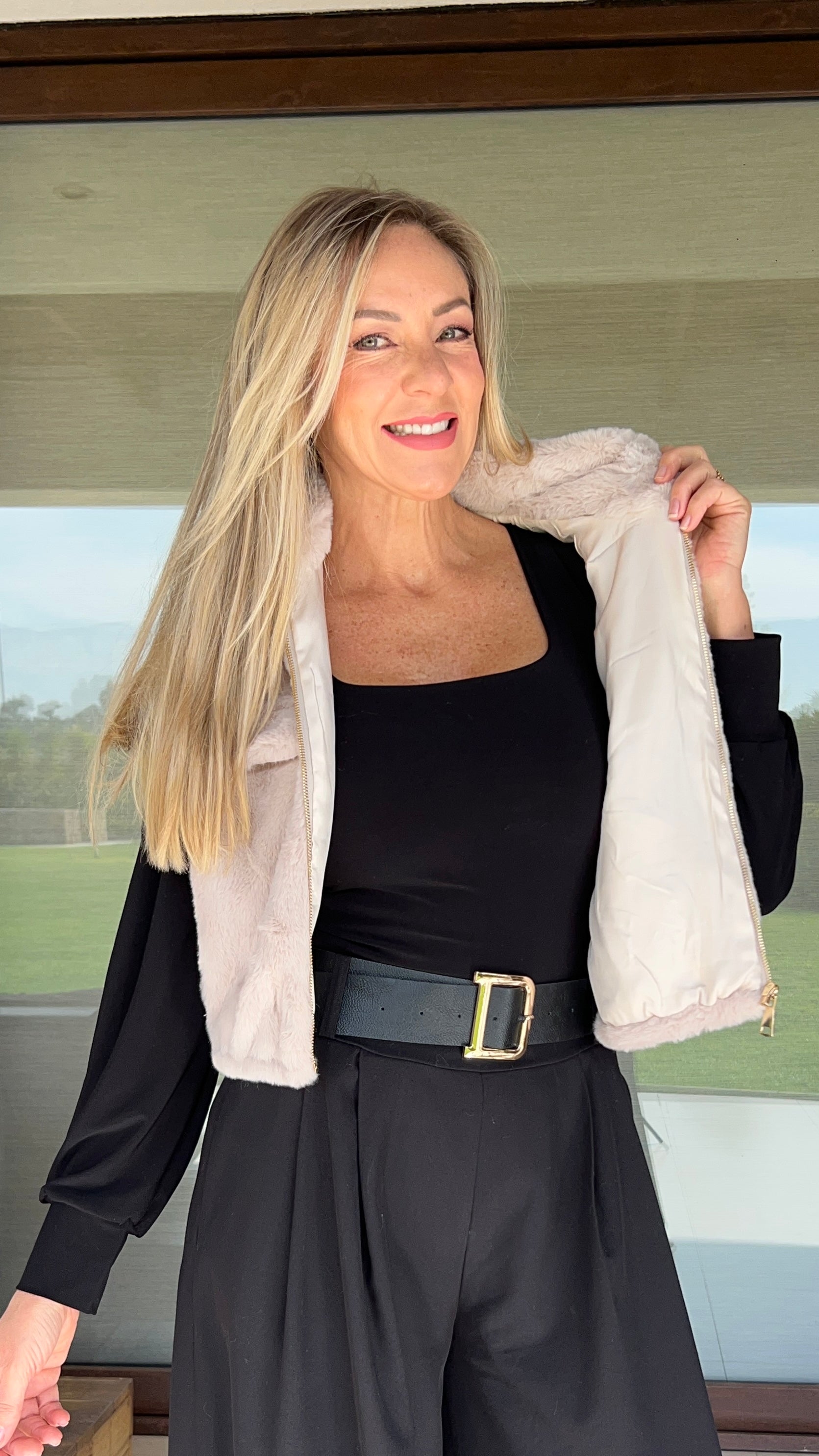 Chaleco Lola Beige
