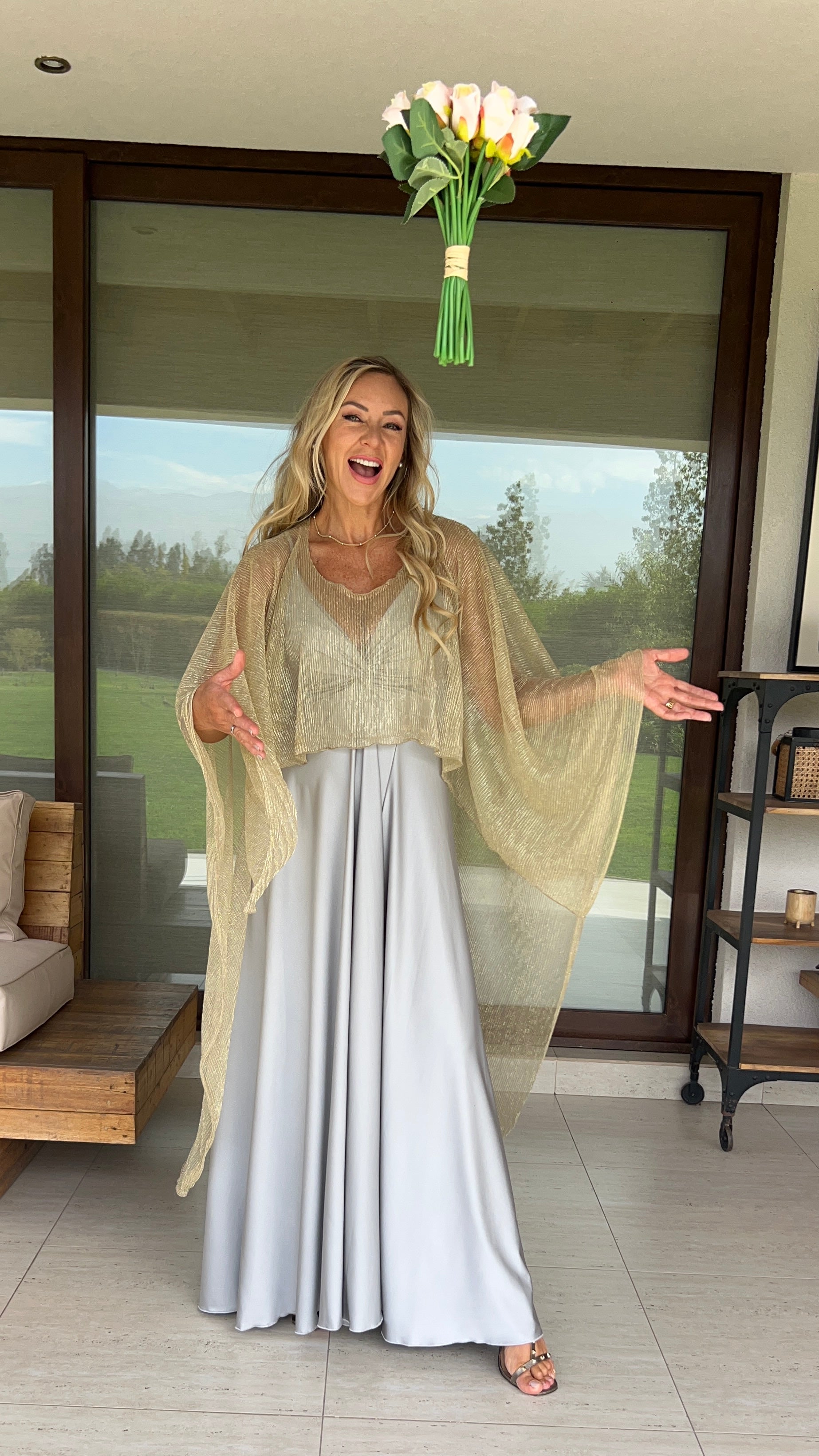 Vestido Mía Dupont Plata