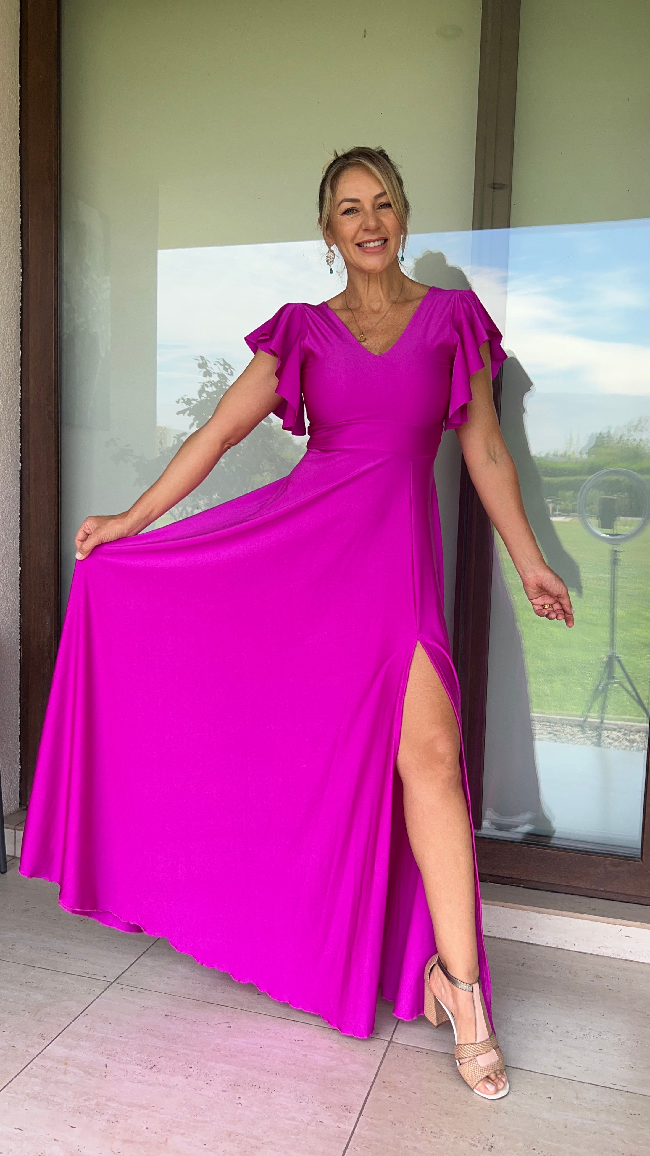 Vestido Lorenza Magenta