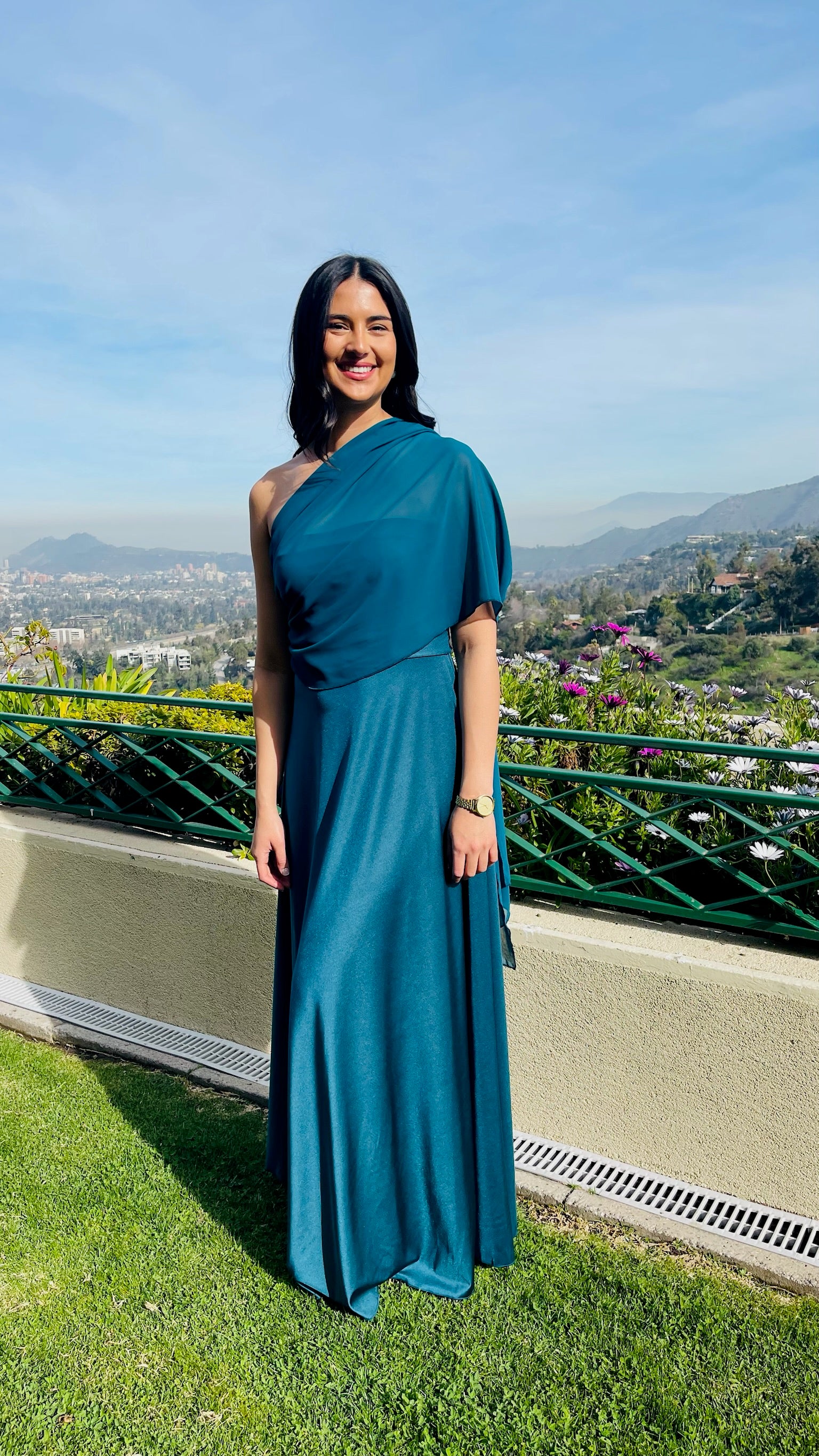 Vestido Victoria Petróleo
