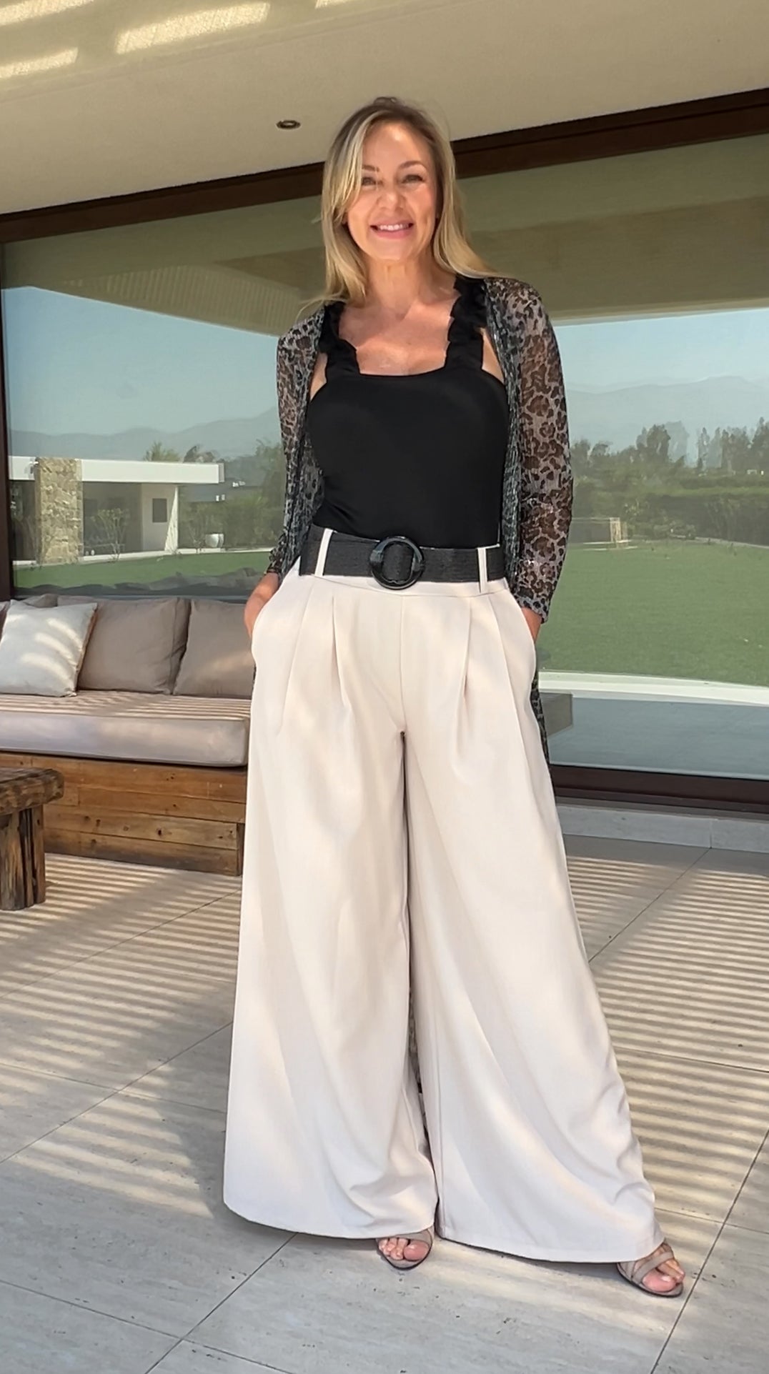 Pantalón Sastre Beige