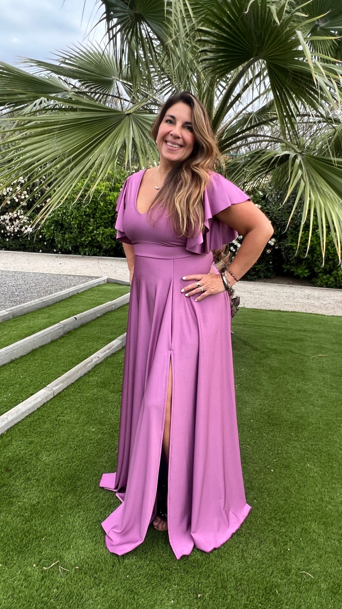 Vestido Lorenza Malva