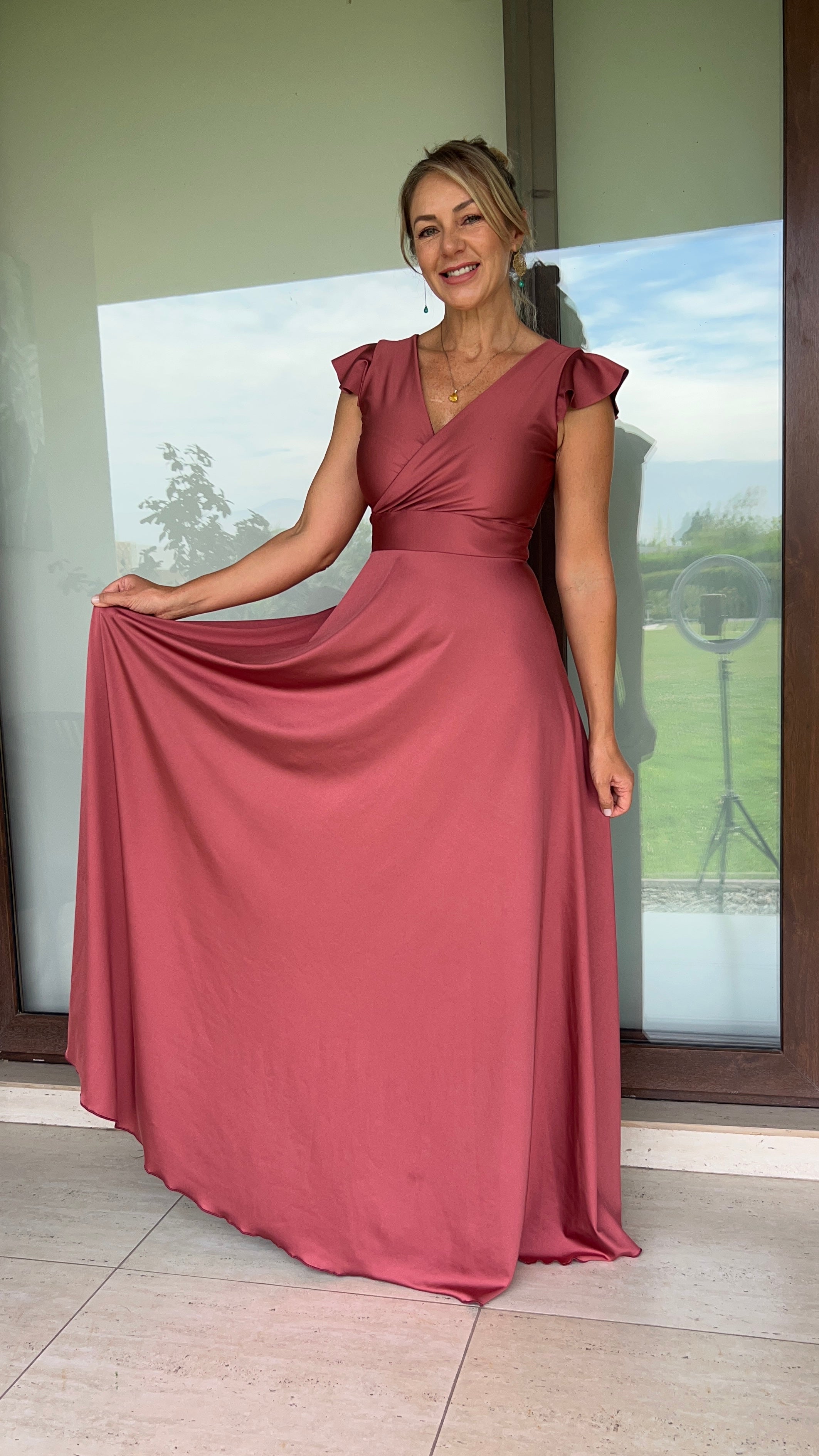 Vestido Isabella Dupont Salmón