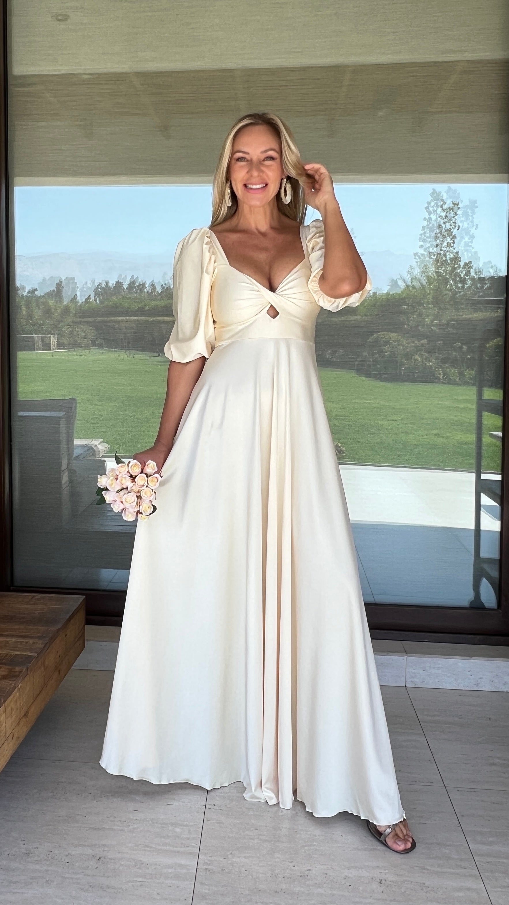 Vestido Valentina Dupont Marfil