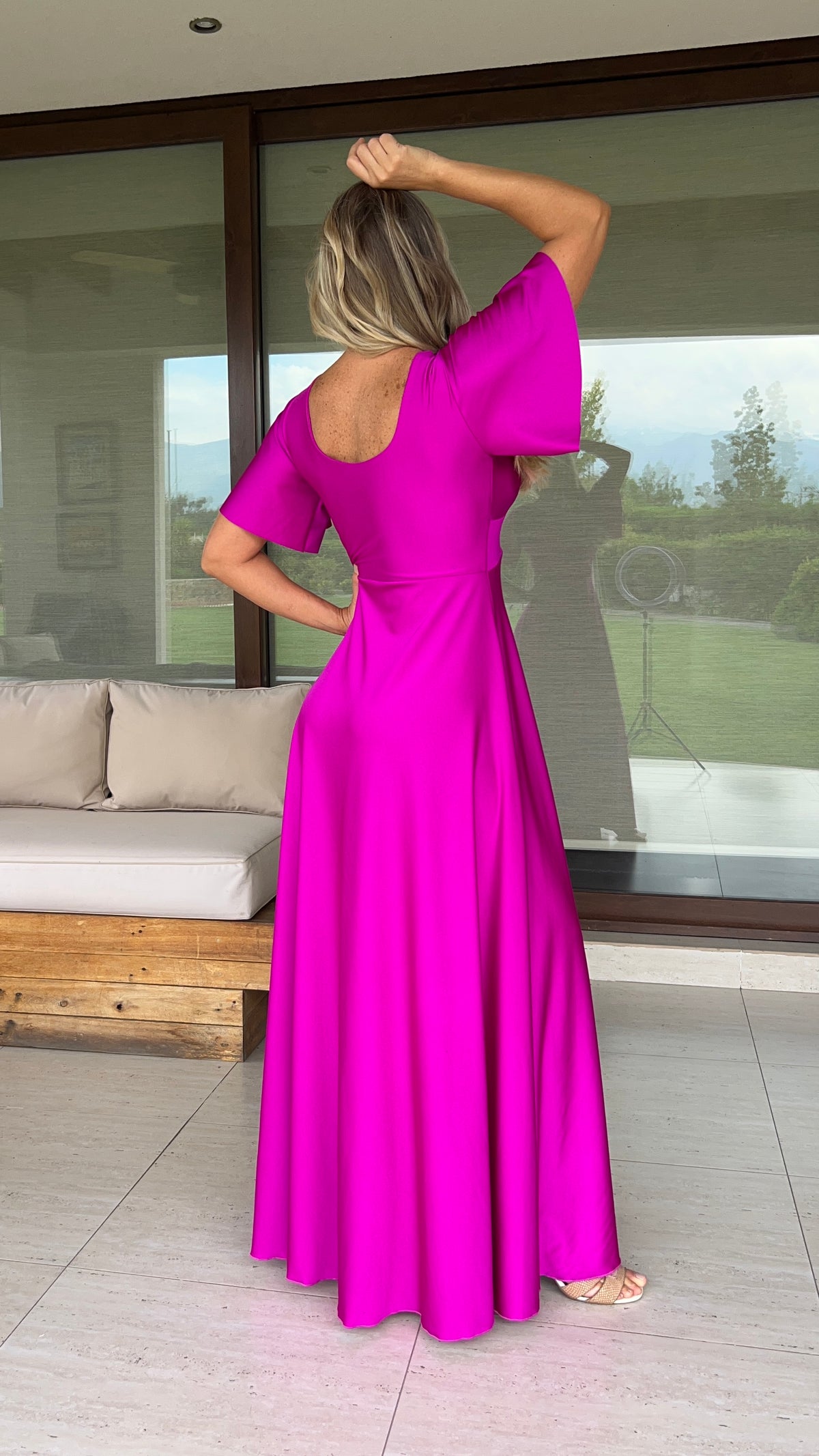 Vestido Amelia Magenta