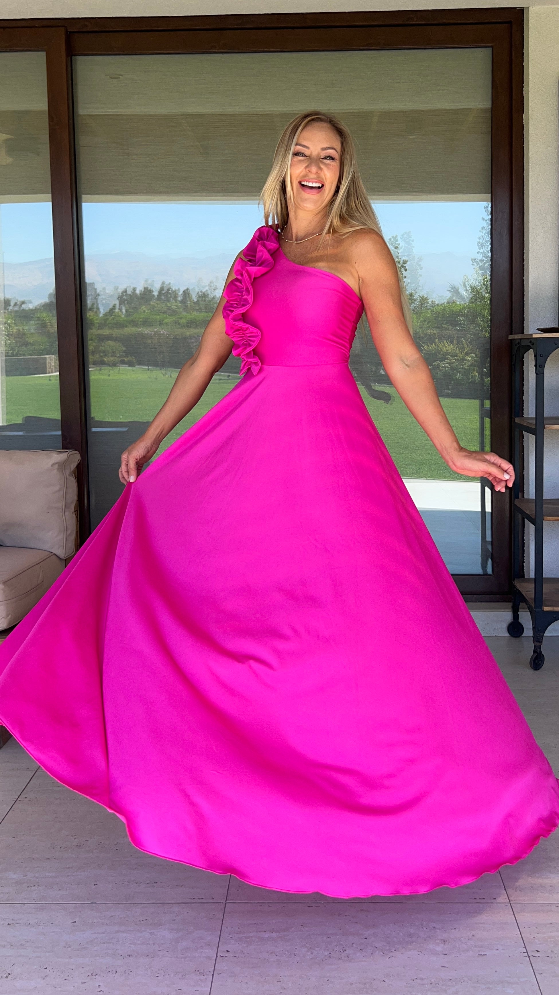 Vestido Camila Fucsia