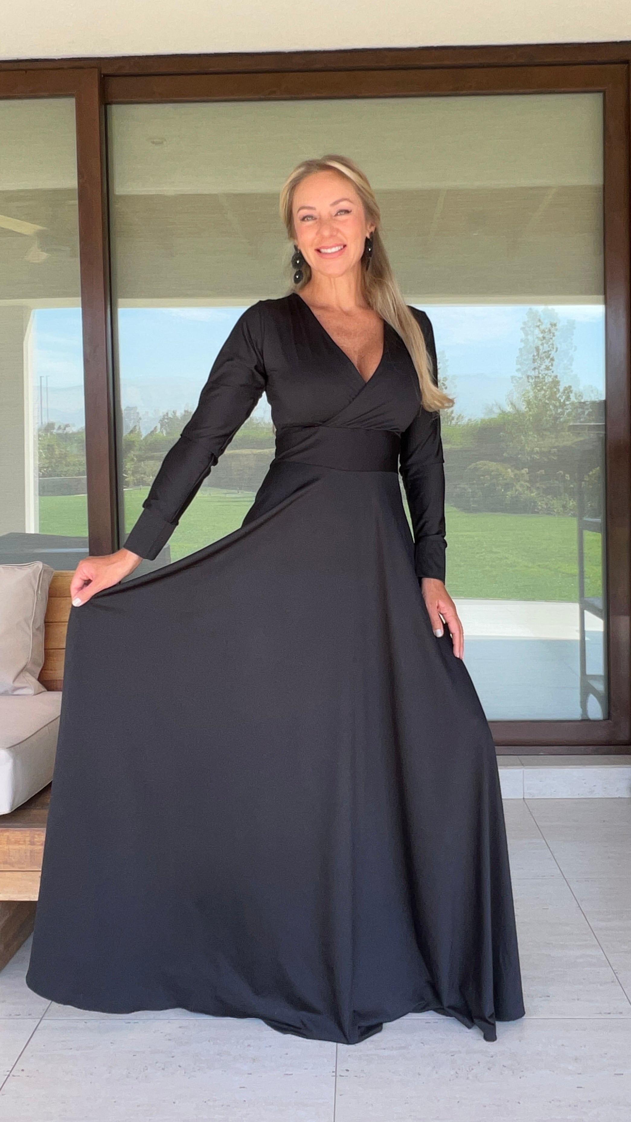 Vestido Pamela Dupont Negro