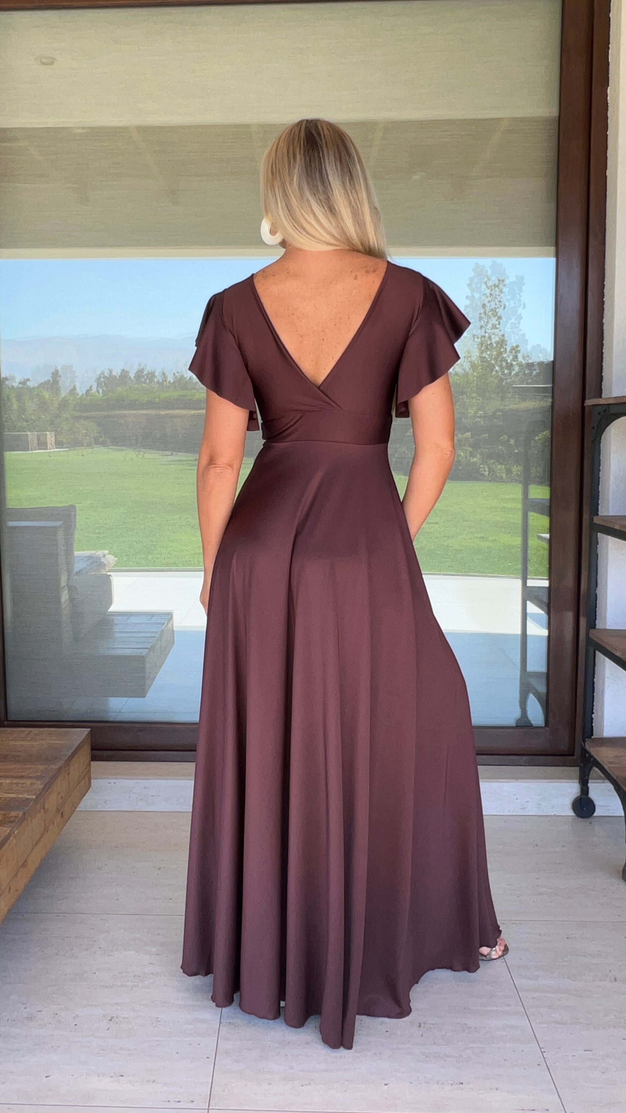 Vestido Lorenza Chocolate