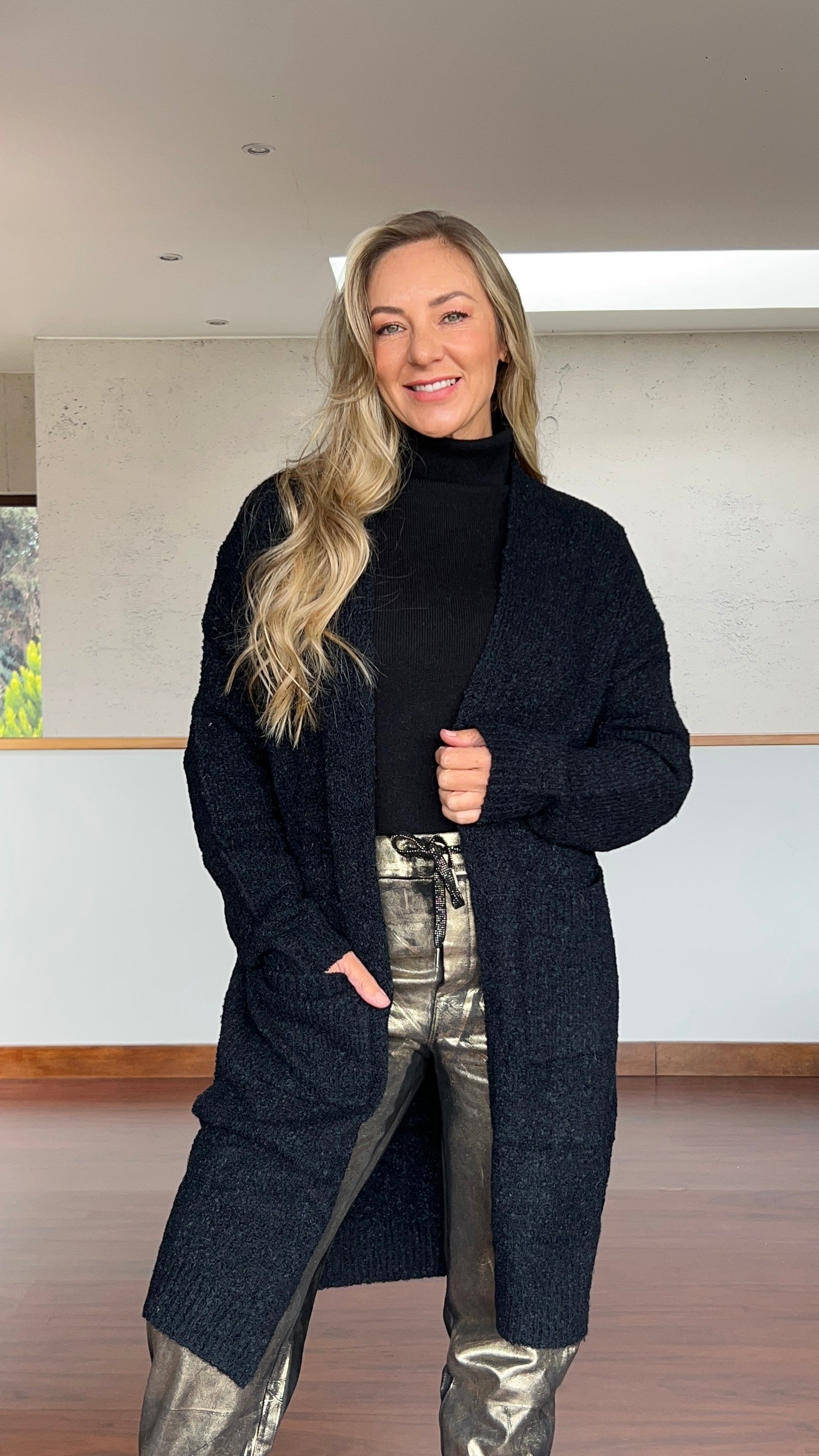 Cardigan Pini Negro