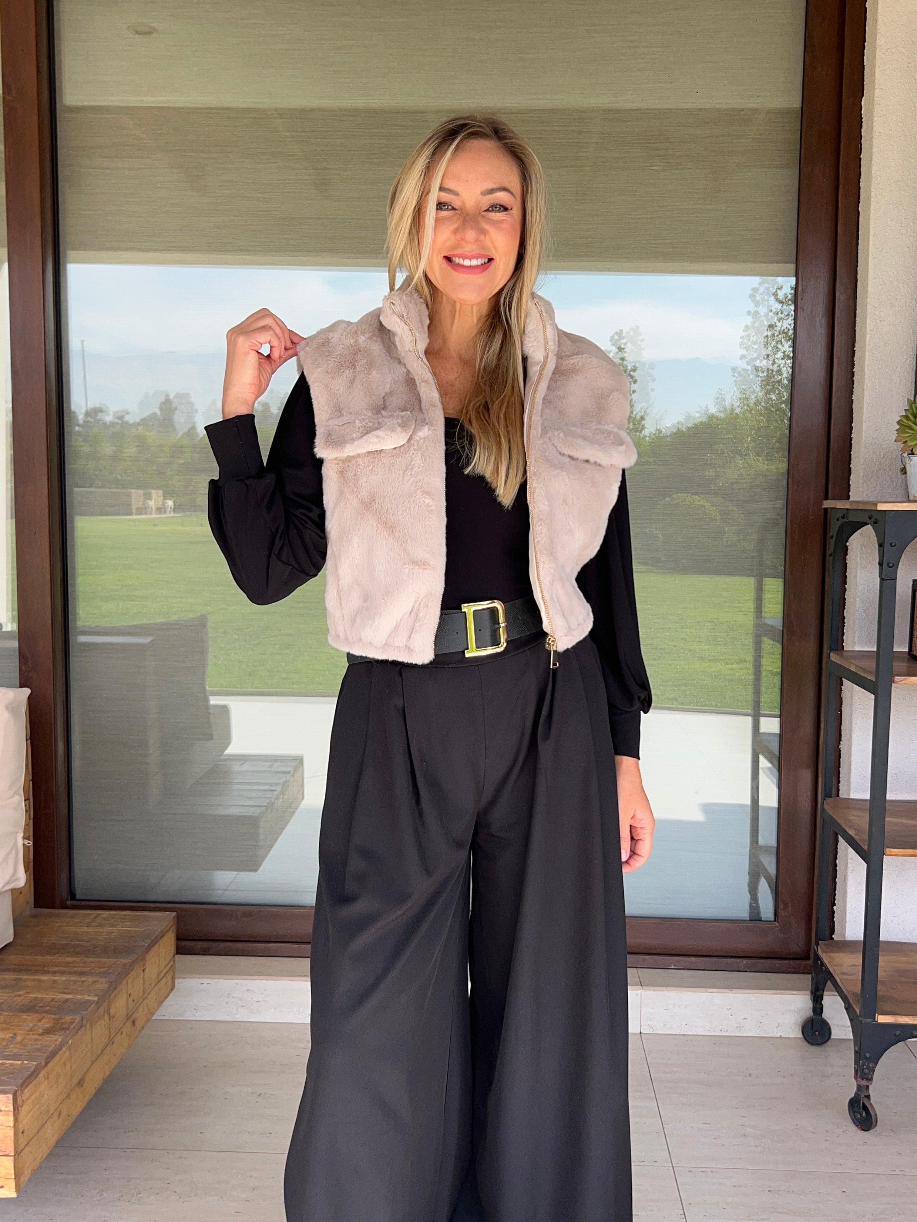 Chaleco Lola Beige