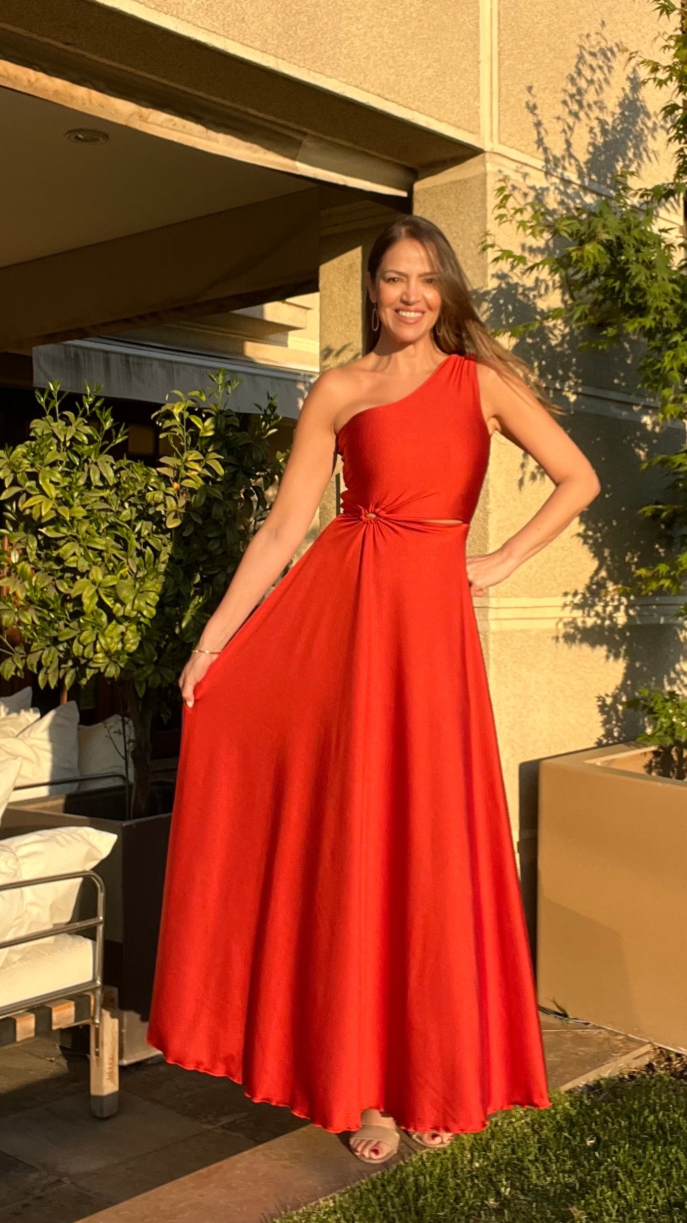 Vestido Isidora Ladrillo