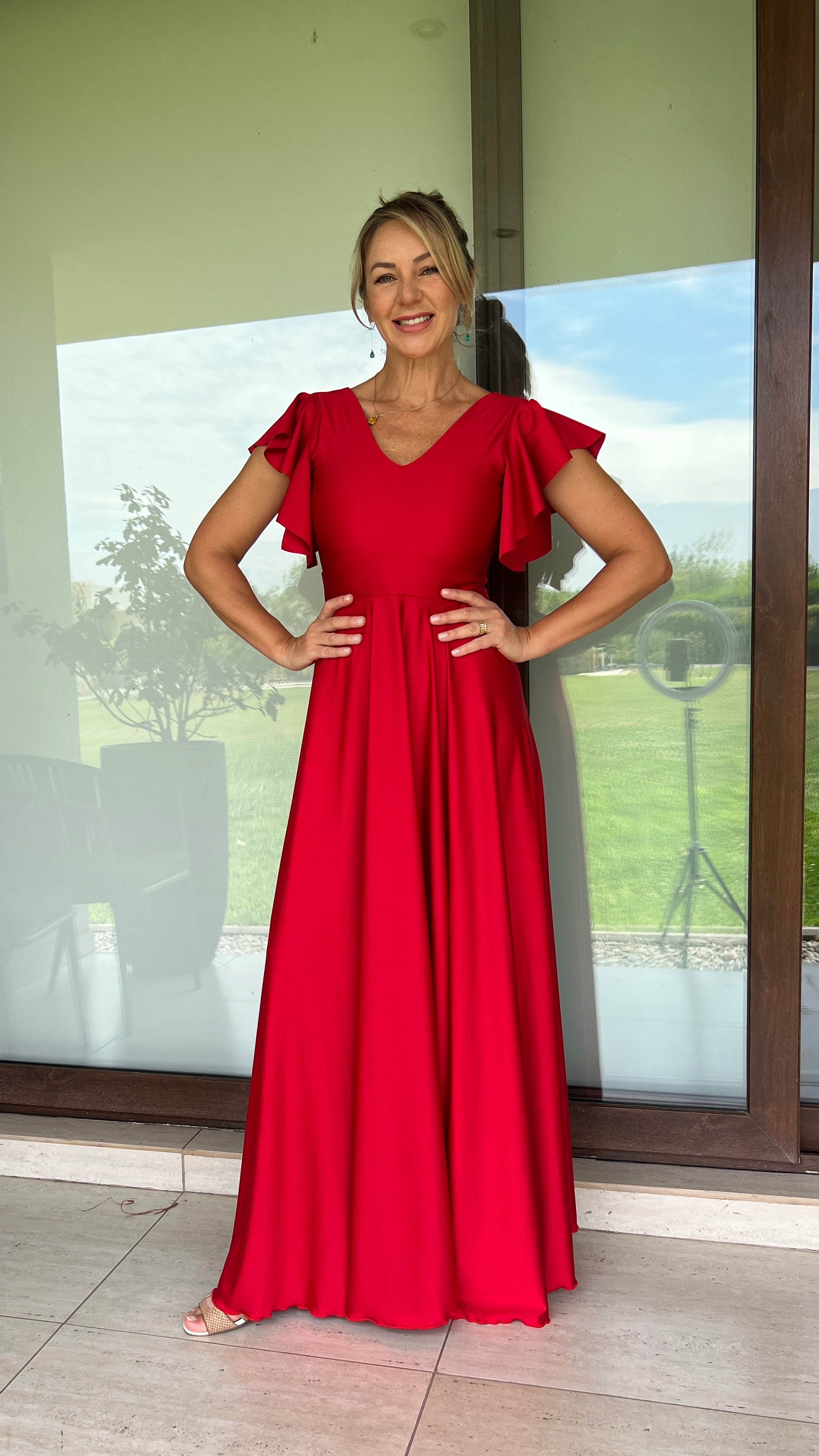 Vestido Lorenza Rojo