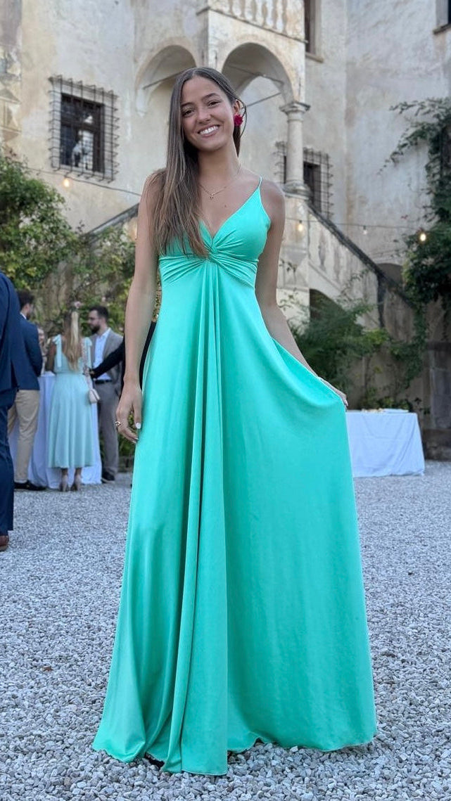 Vestido Amanda Dupont Verde Agua