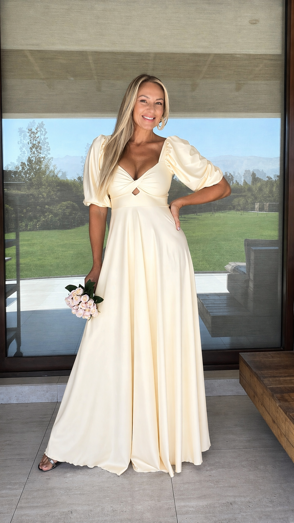 Vestido Valentina Dupont Marfil