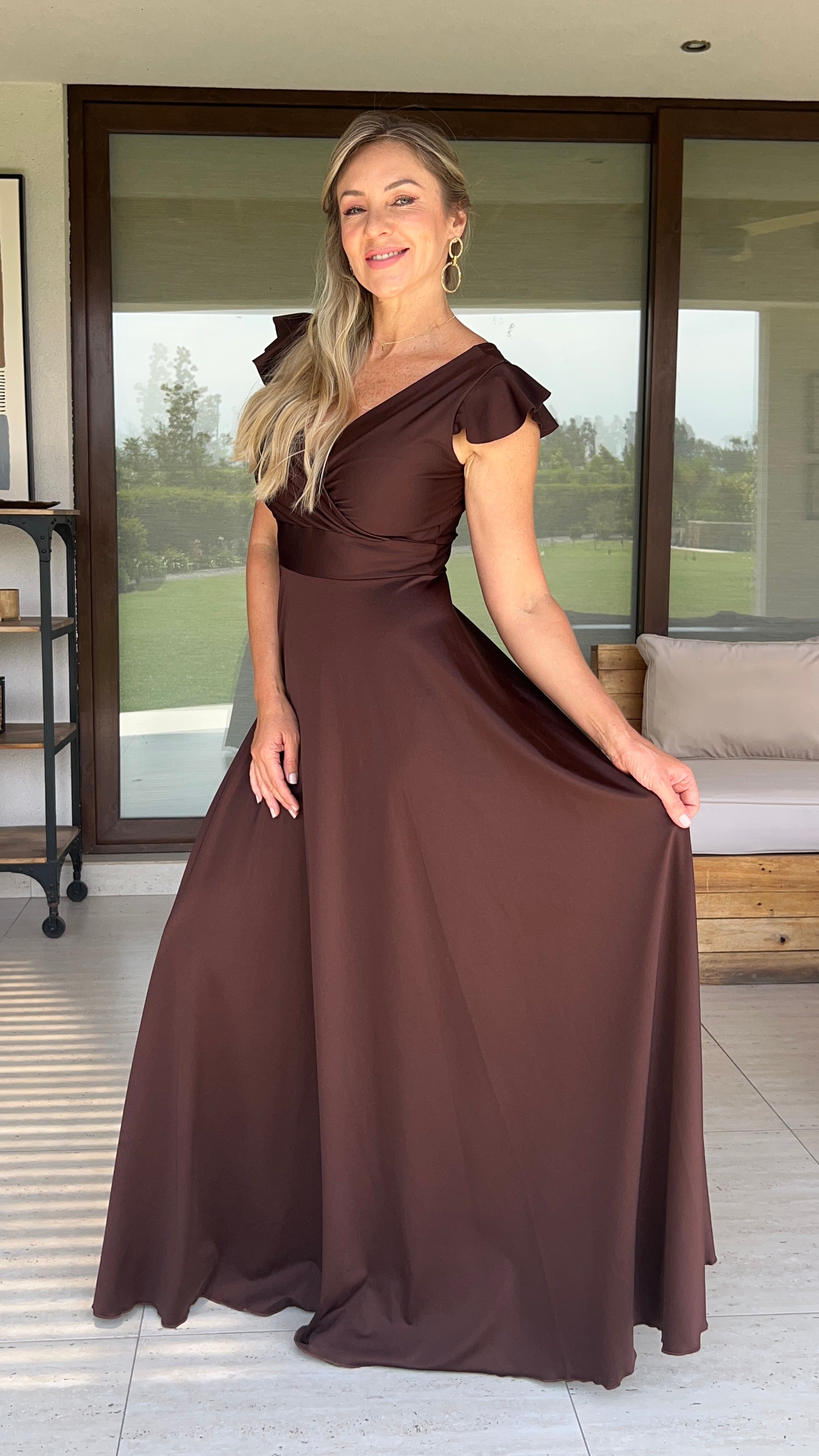 Vestido Isabella Dupont Chocolate