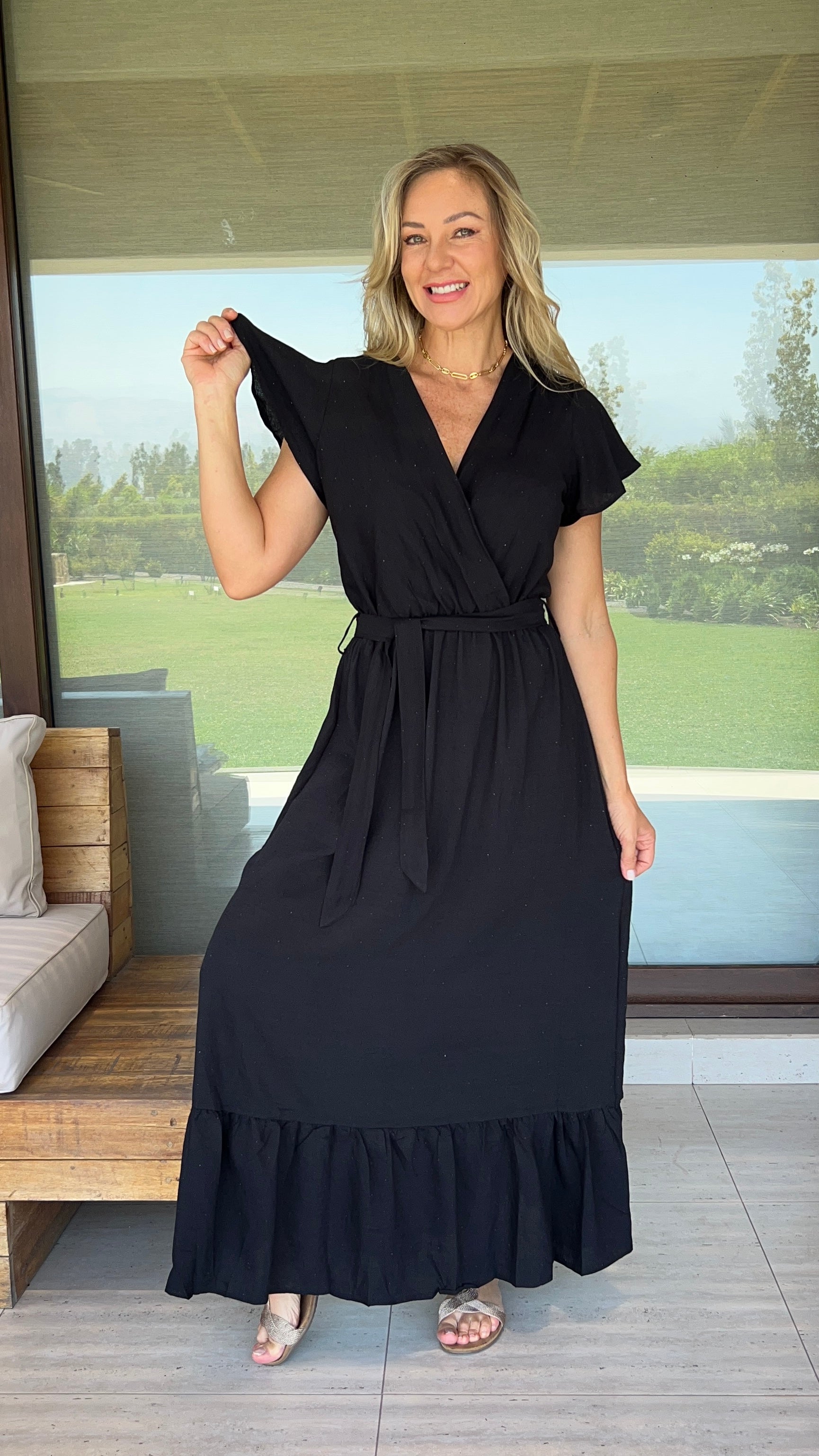 Vestido Magnolia Negro