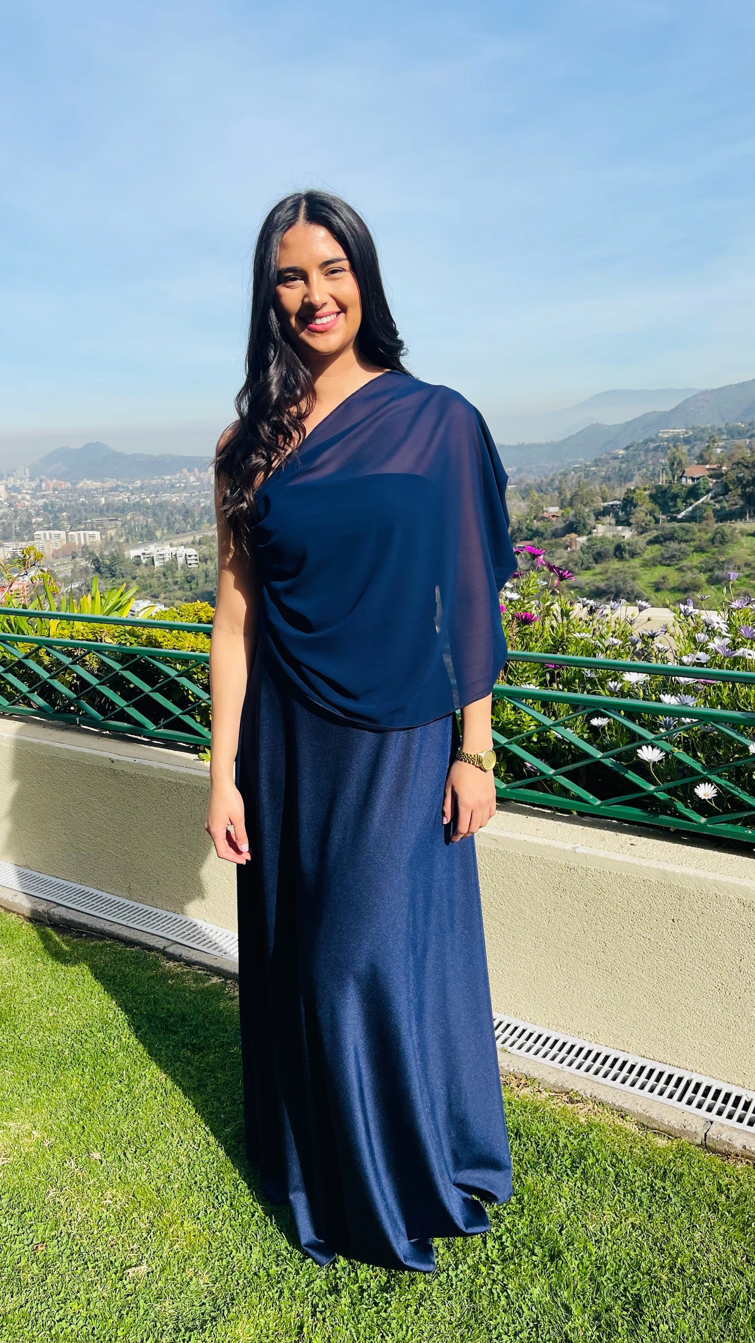 Vestido Victoria Azul Marino