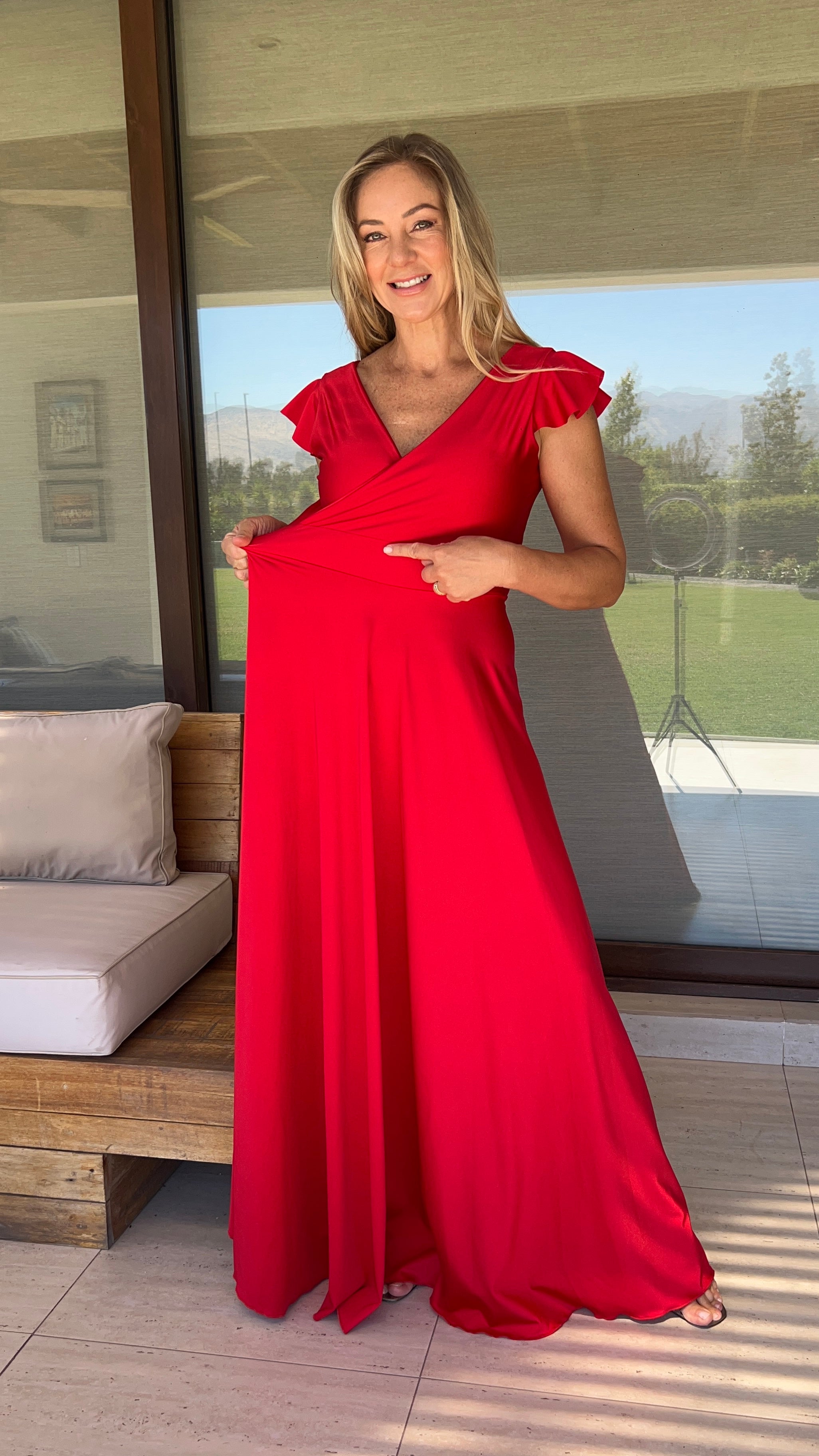 Vestido Isabella Dupont Rojo