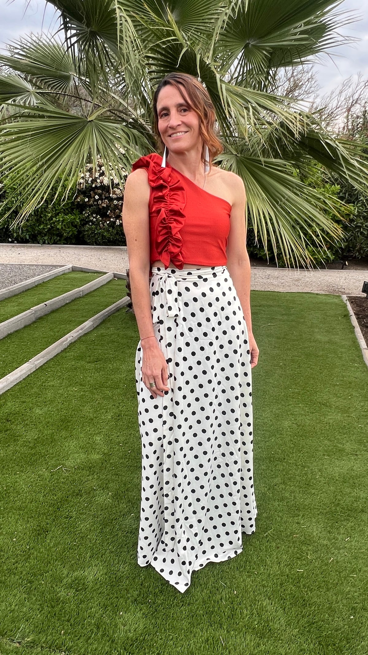 Crop Top Asimétrico Catherine Ladrillo