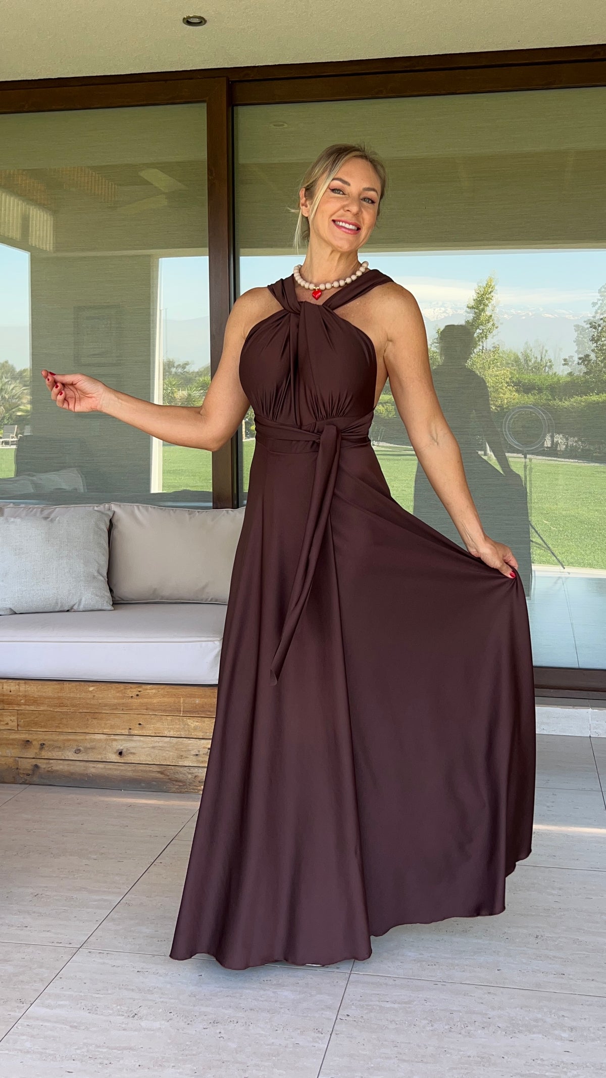 Vestido Elena Chocolate