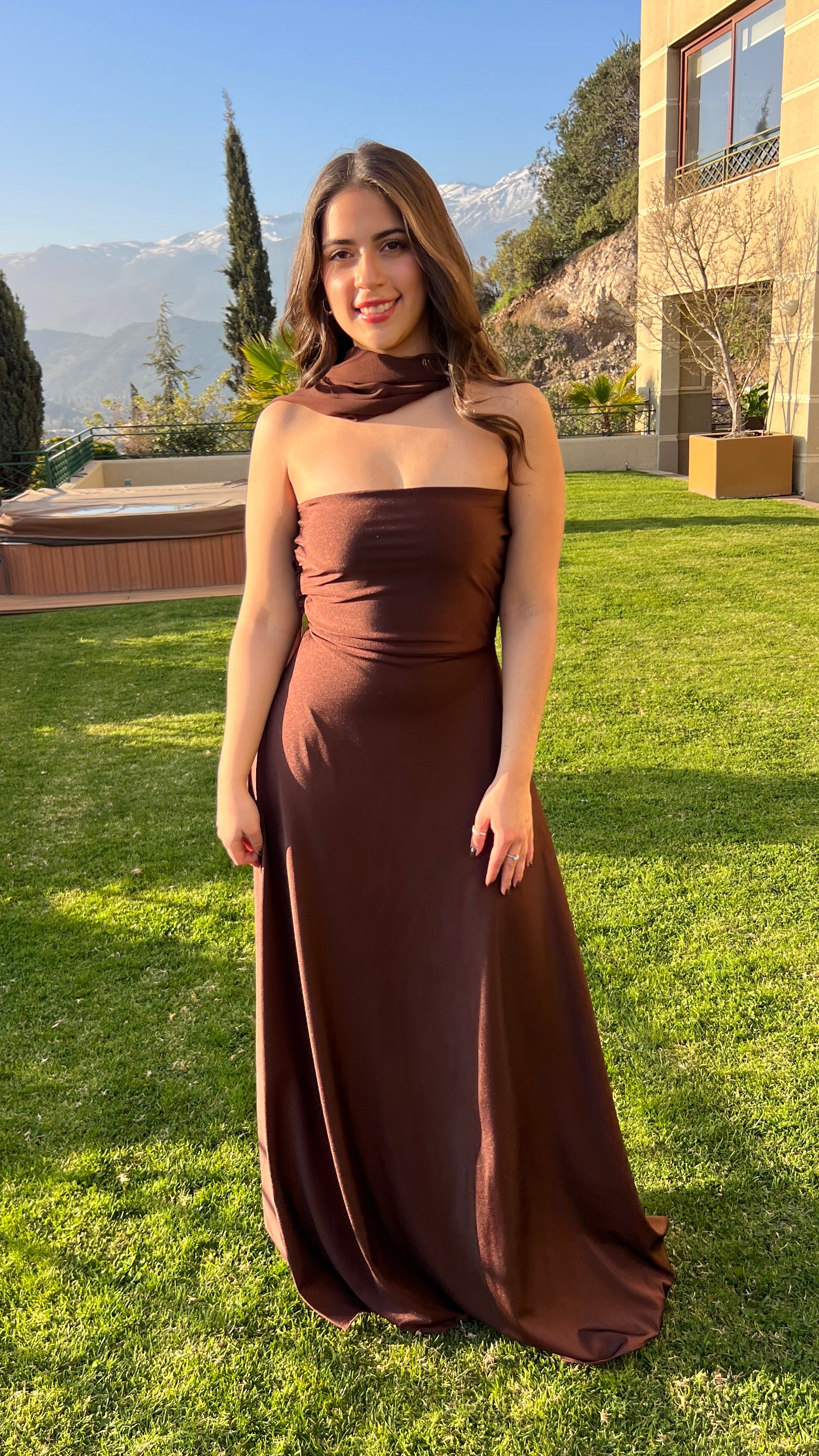 Vestido Victoria Chocolate