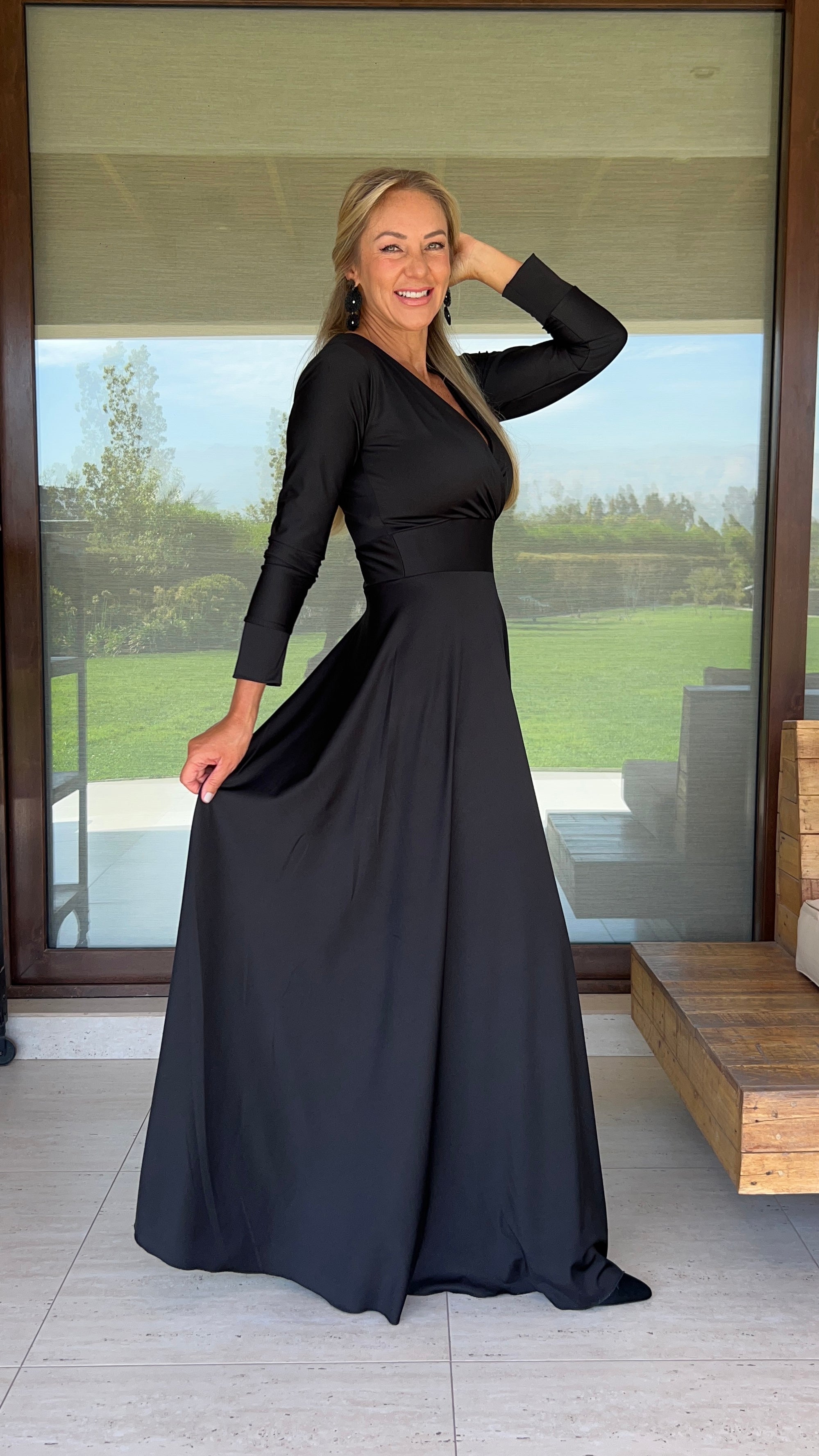 Vestido Pamela Dupont Negro