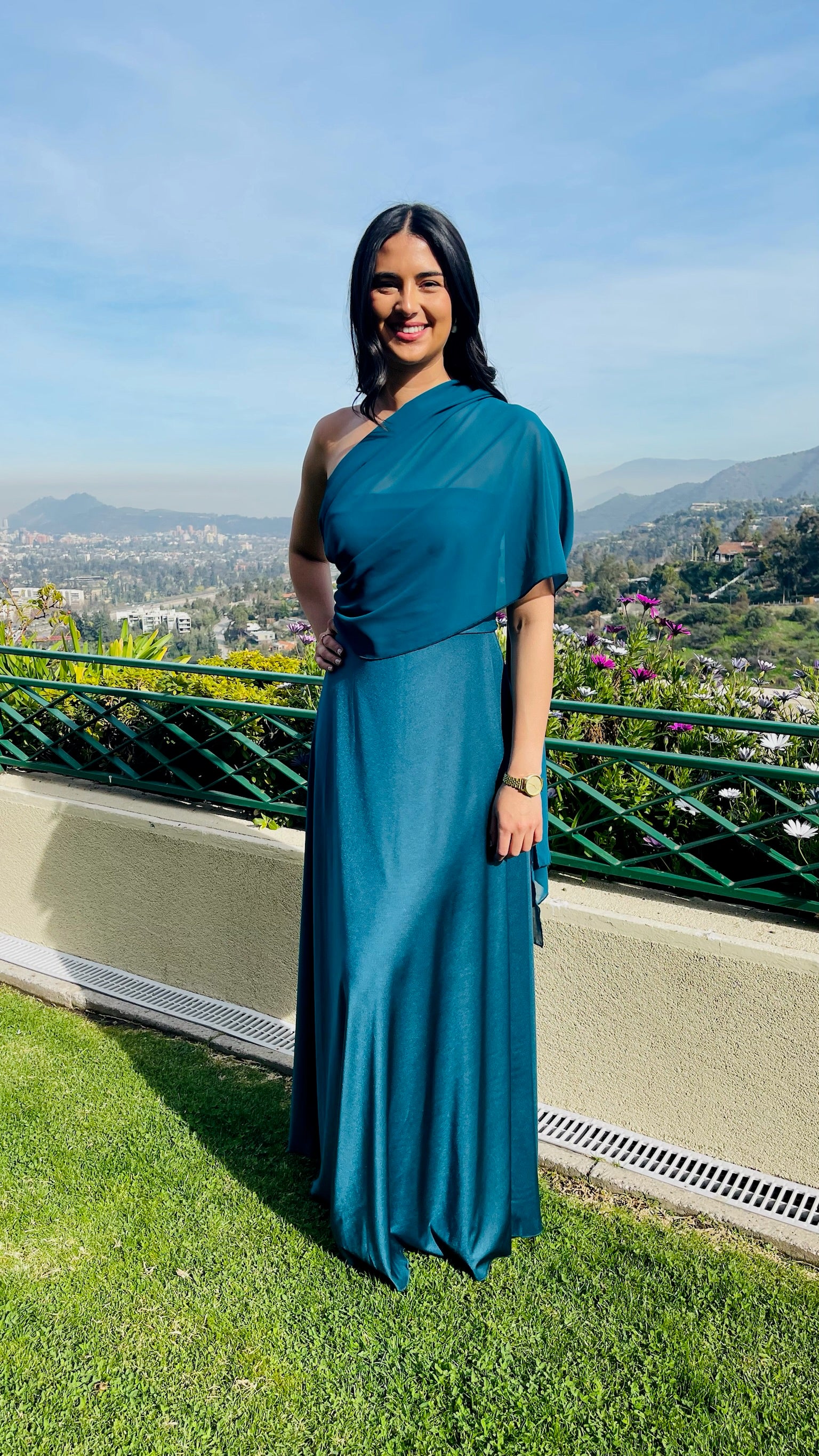 Vestido Victoria Petróleo